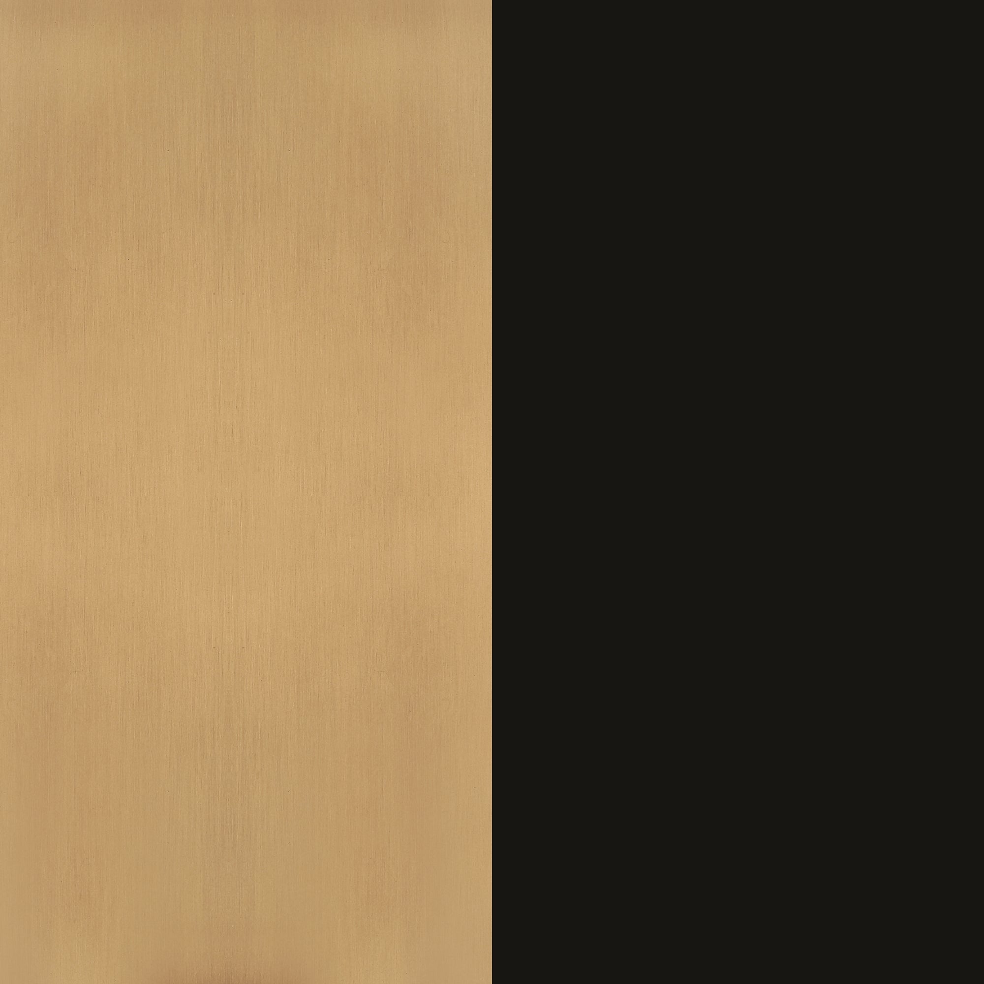A vertical wooden panel with a light brown finish and subtle grain texture is positioned to the left, while a solid black area occupies the right side of the image.
