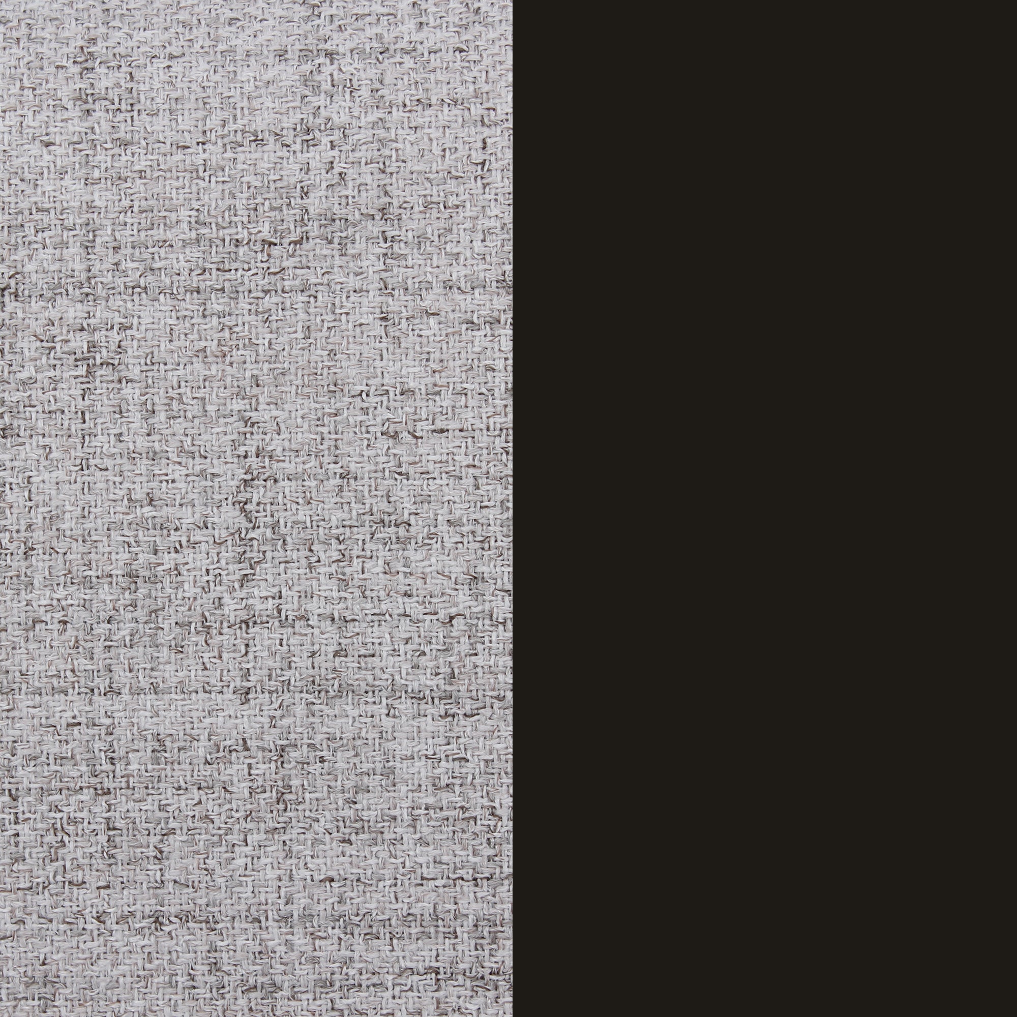 Close-up of a light beige woven fabric texture with a subtle crisscross pattern, showing individual threads and fibers. The image highlights the material’s detail, resembling upholstery or textile cloth.
