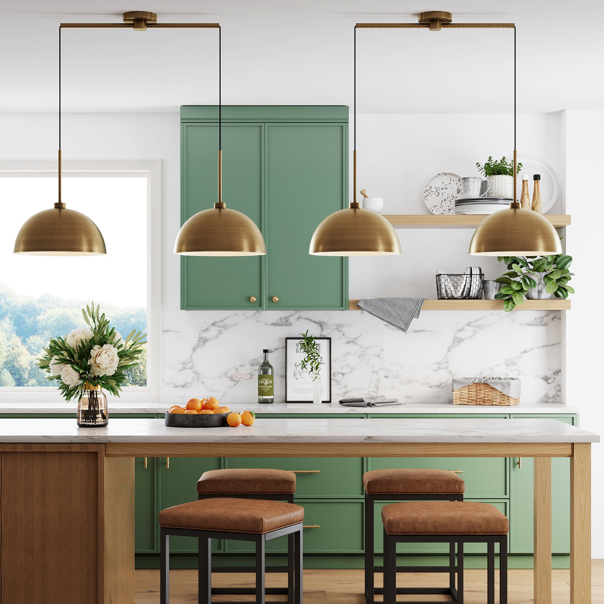 Percy Modern Pendant Kitchen Hanging Light Fixture | Nathan James