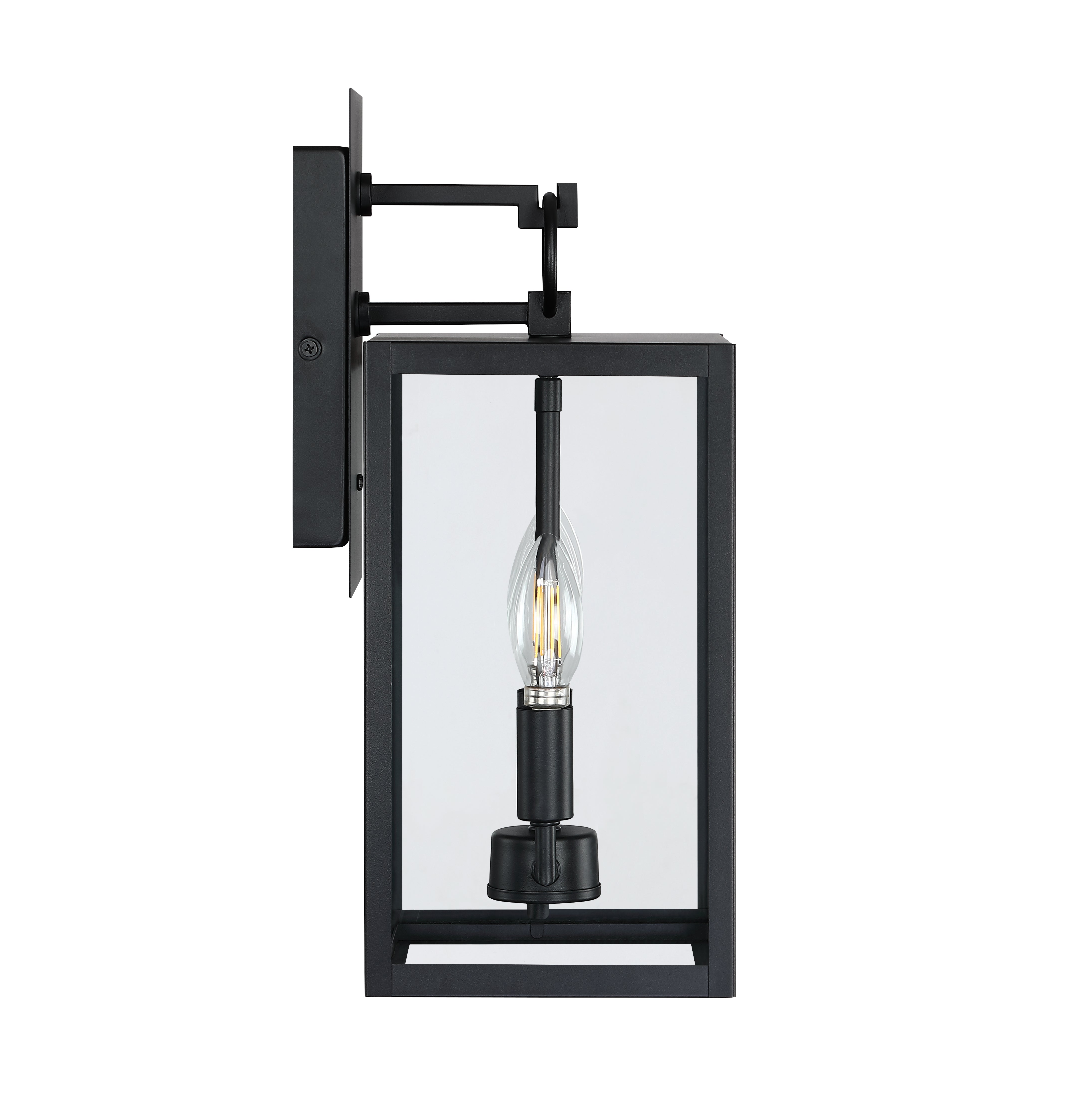Metal Lantern Outdoor Wall Lights (Set of 2) - Thumbnail 5