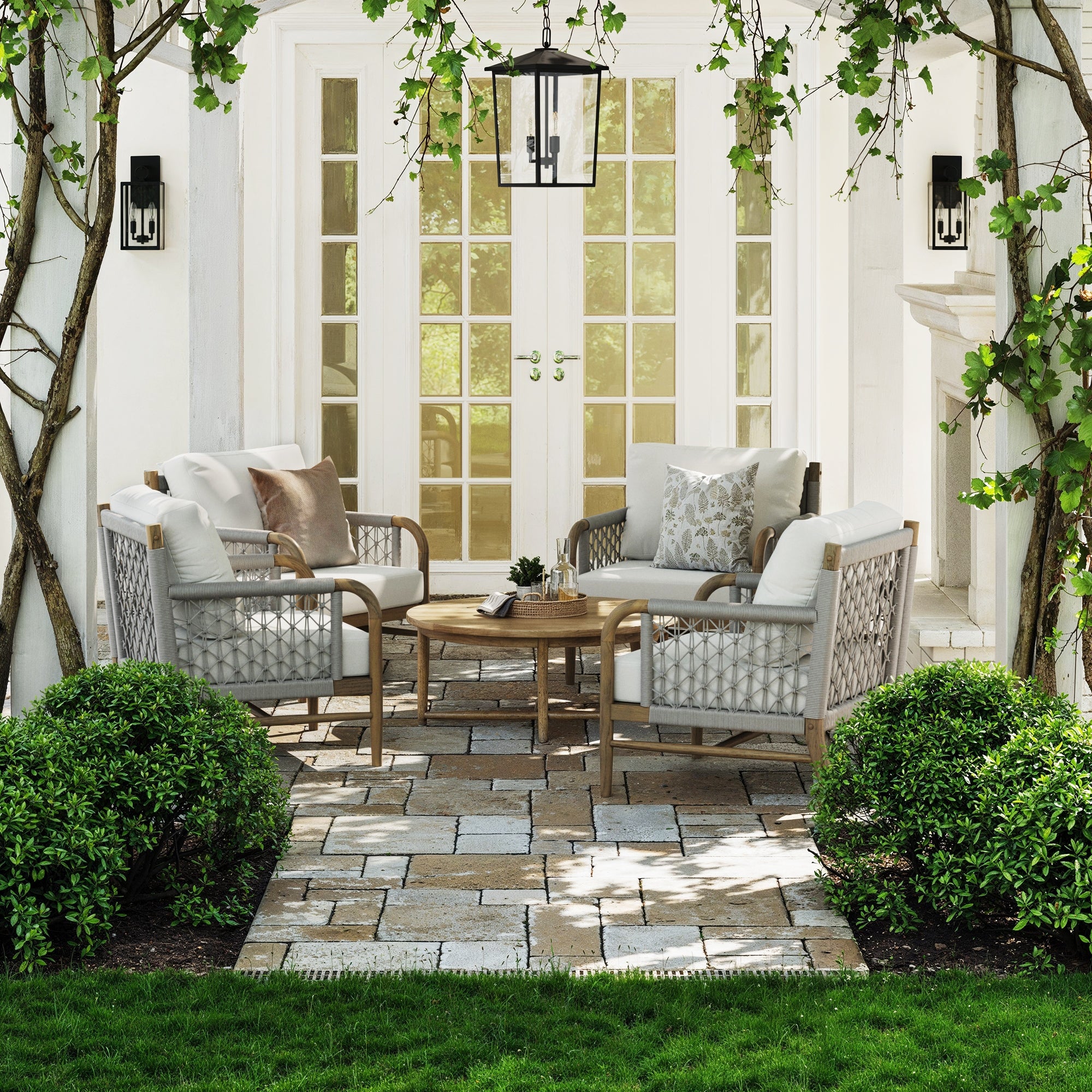 Garden Oasis Patio Chairs Luciano Outdoor Patio Set Arm Chairs