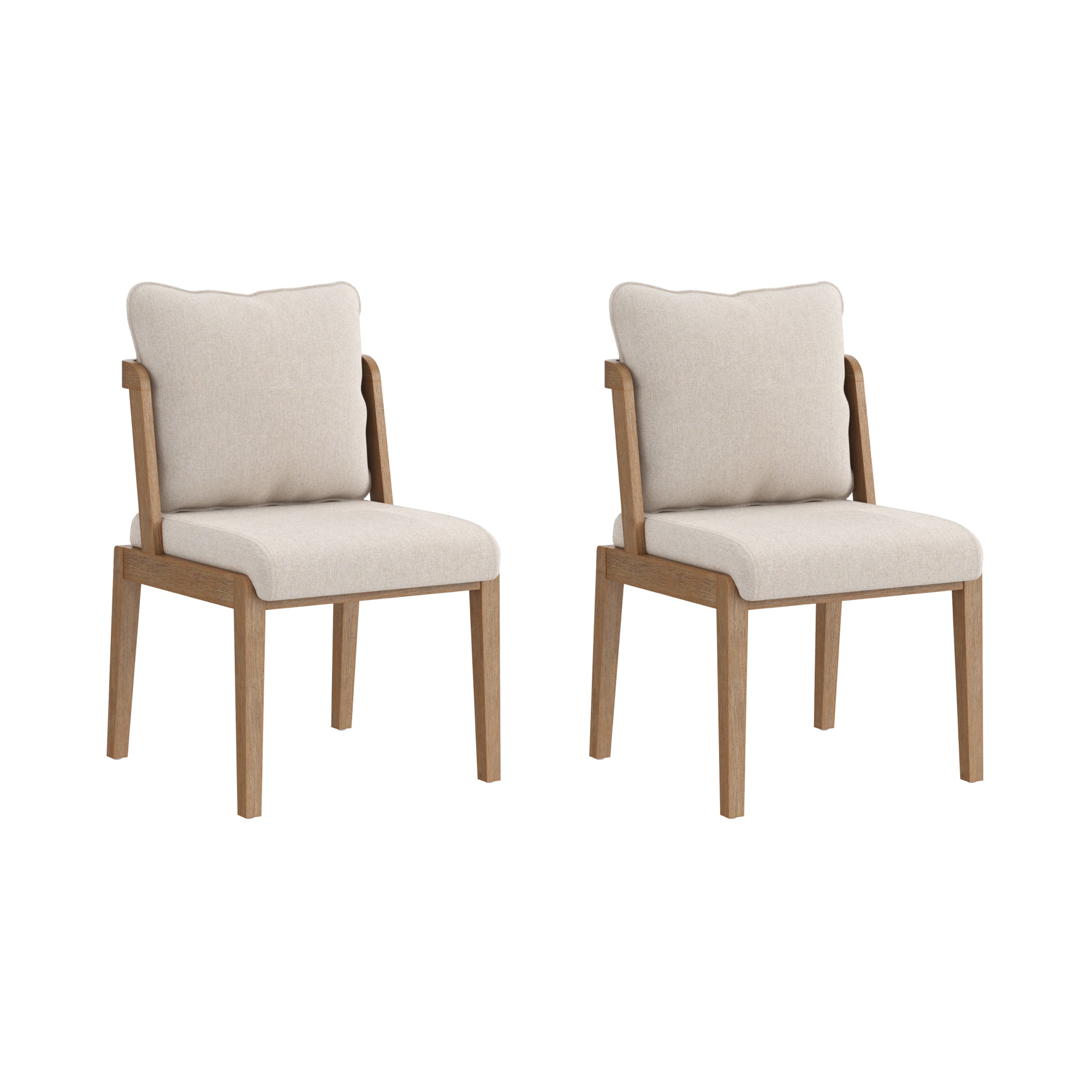 Chuck Scandinavian Dining Chair with Back