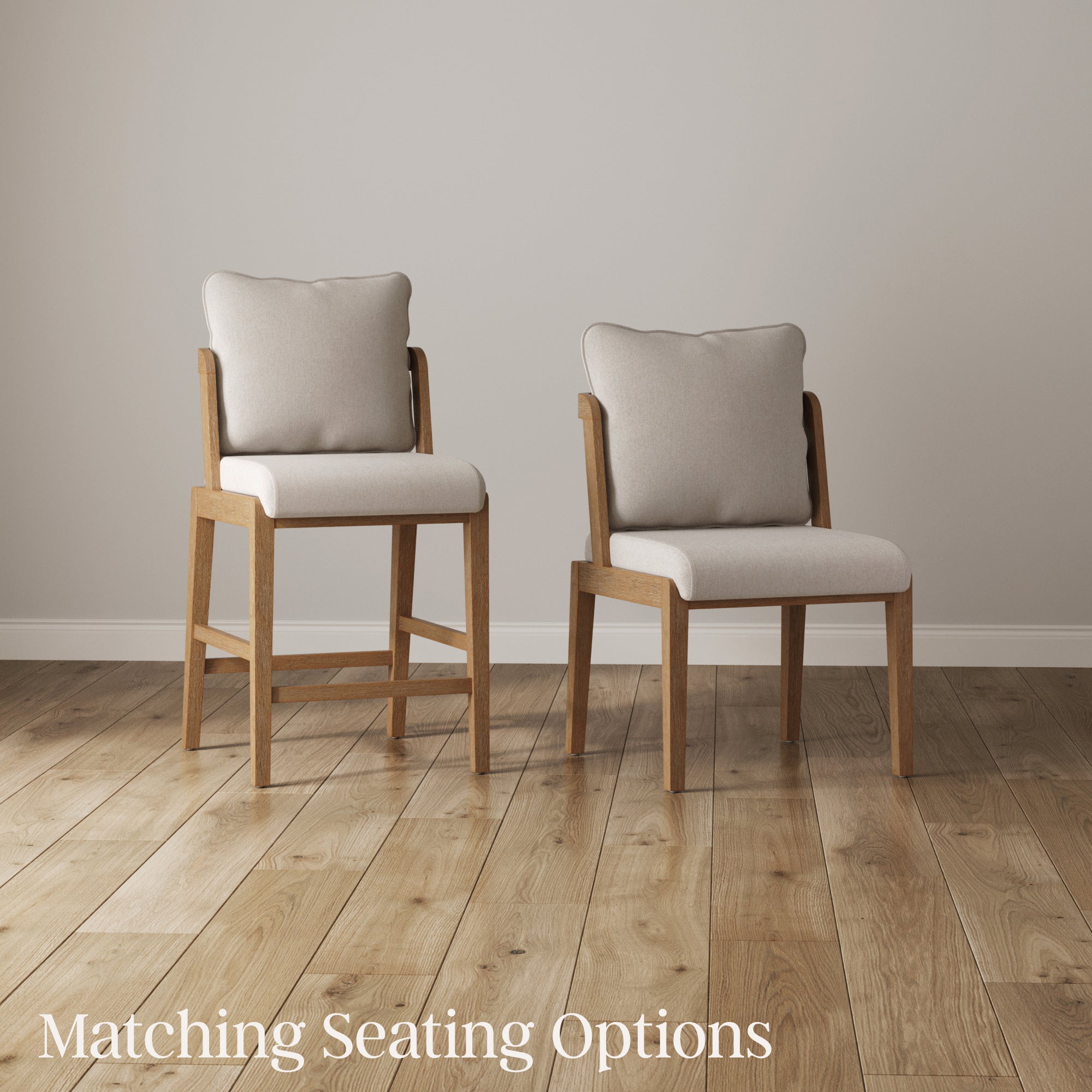 Chuck Scandinavian 4-Pack Dining Chair with Back | Nathan James