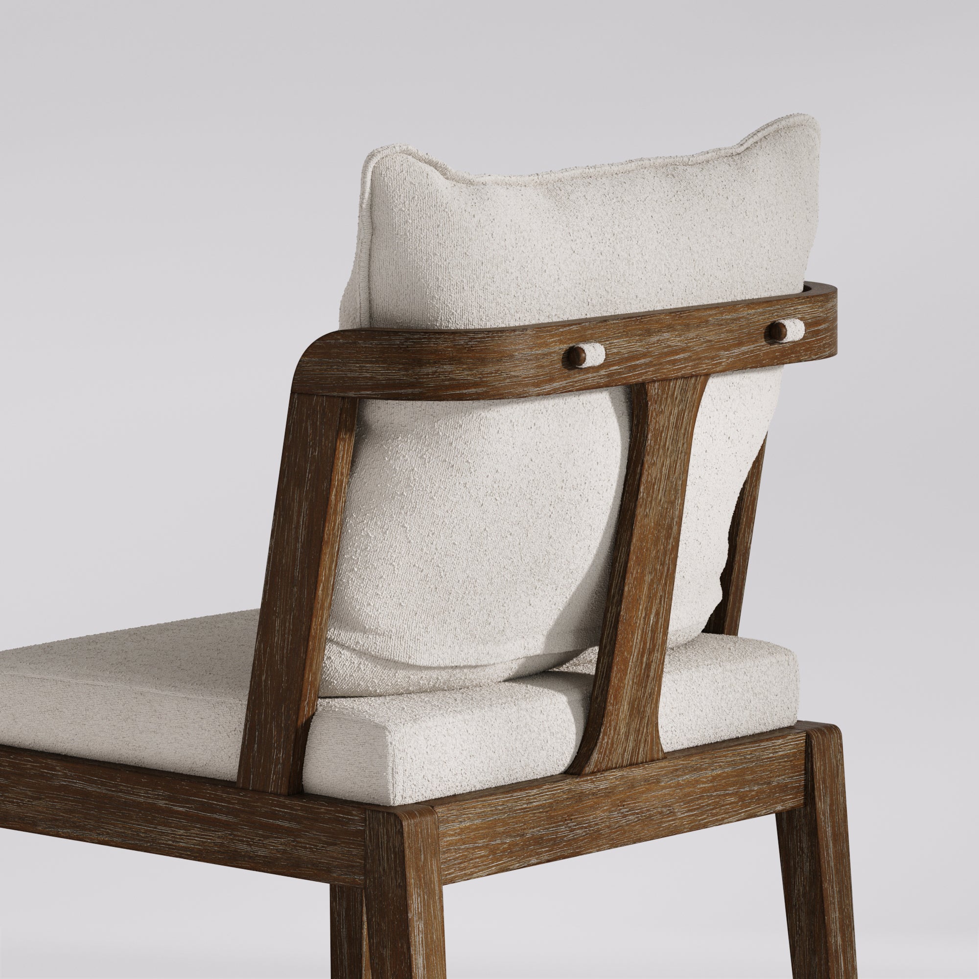 Scandinavian Dining Chair with Back Dark Brown (Set of 6) - Nathan James