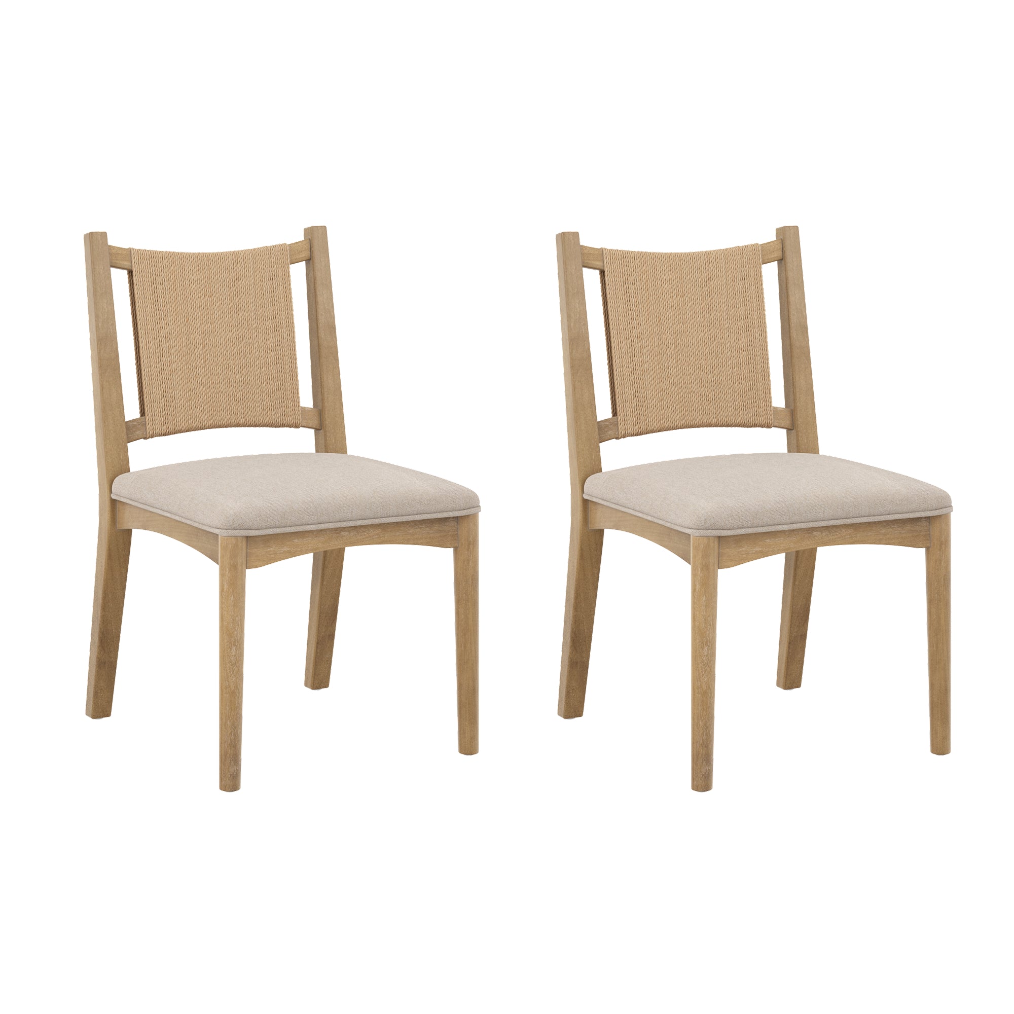 Arched Back Seagrass Dining Chair - Thumbnail 3