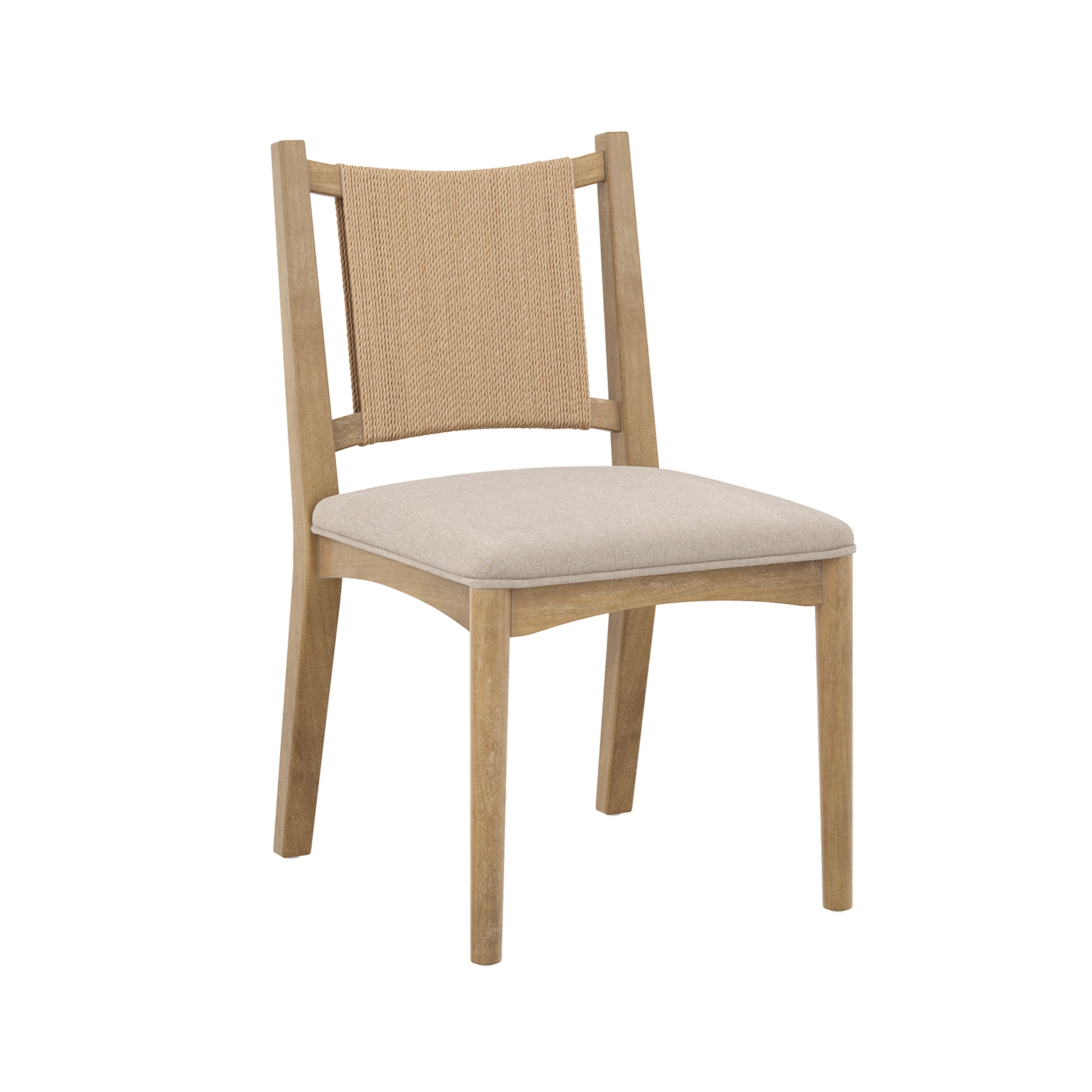 Arched Back Seagrass Dining Chair