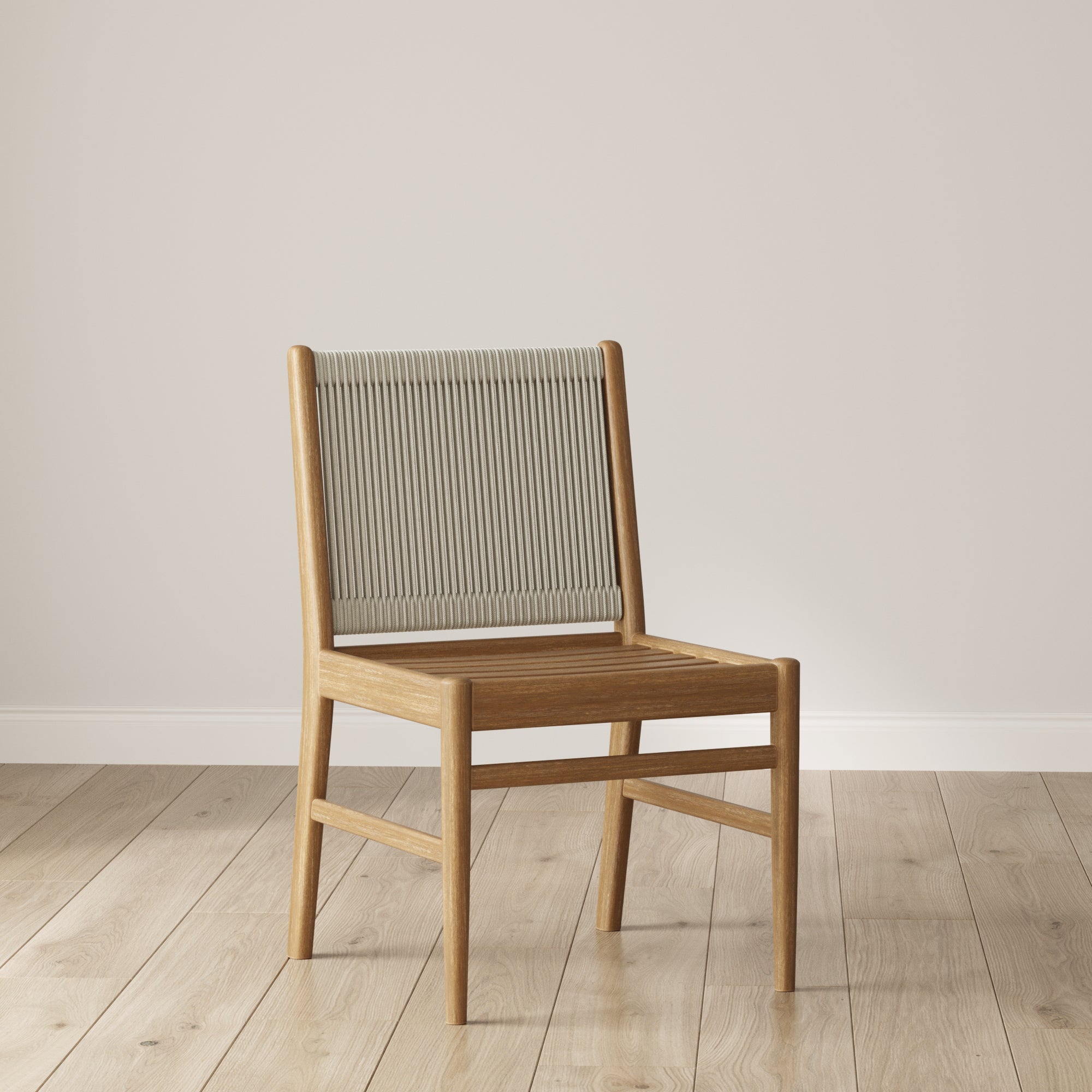 Woven Rope Back Dining Chair - Thumbnail 3