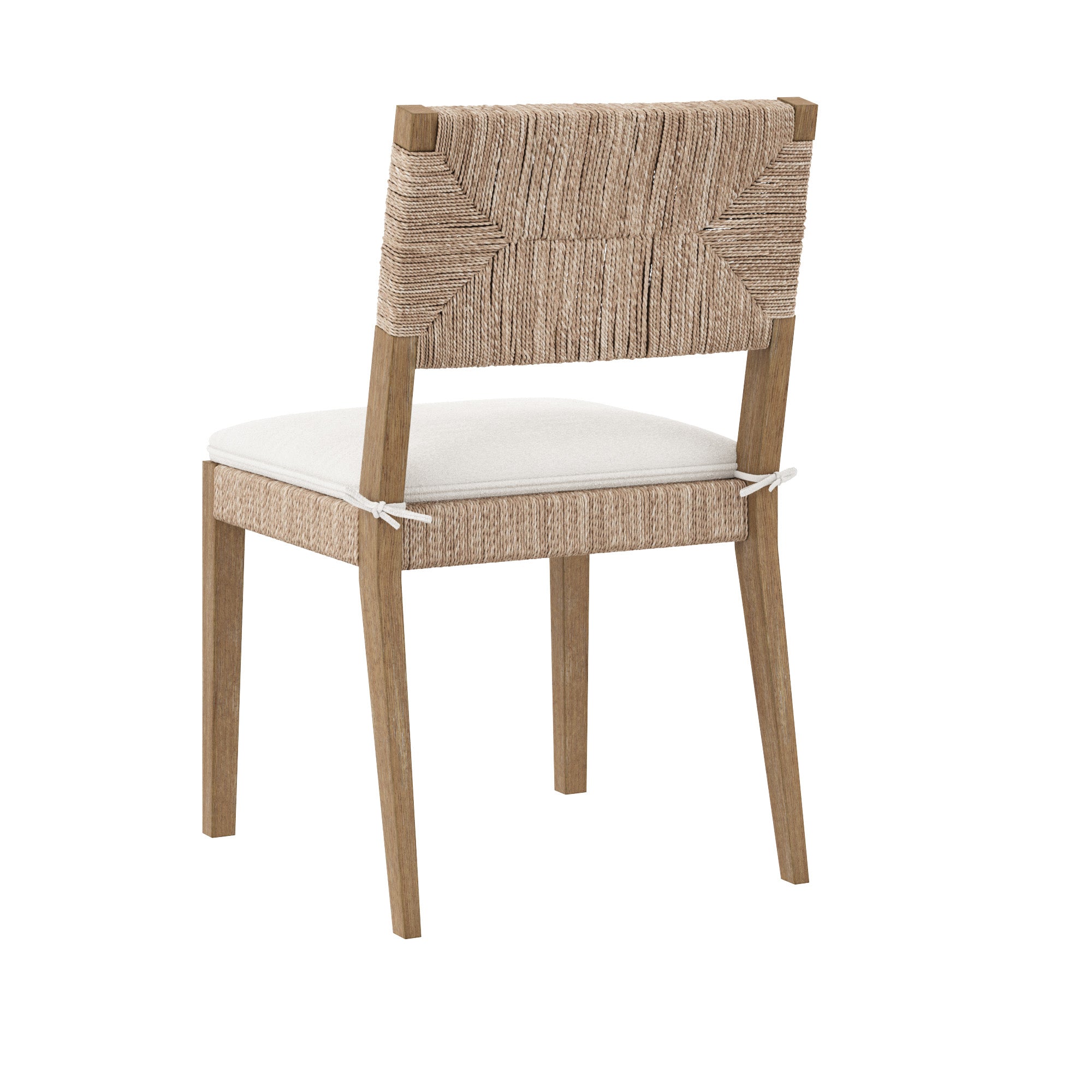 Beacon Dining Chair Boucle Seagrass Light Brown Set of 2 | Nathan Jame