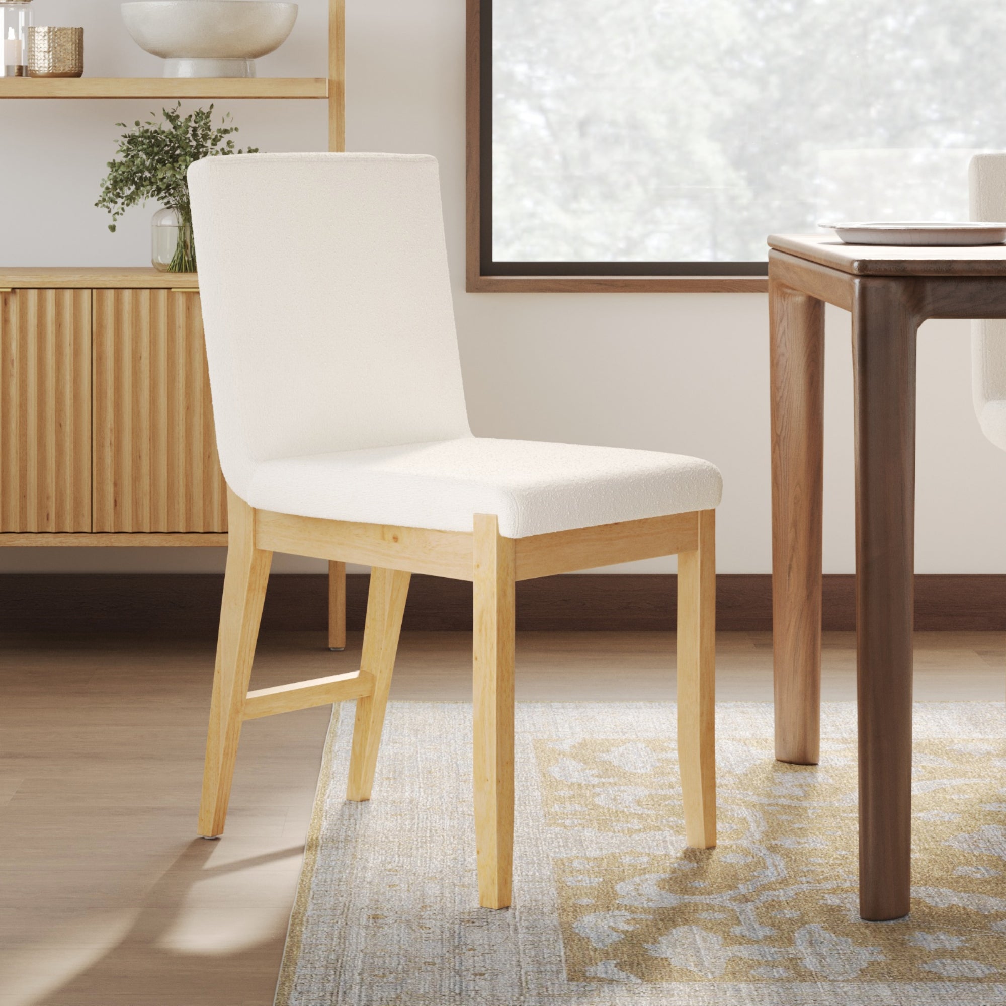 Gracie Exposed Back Dining Chair Brushed Warm Pine | Nathan James