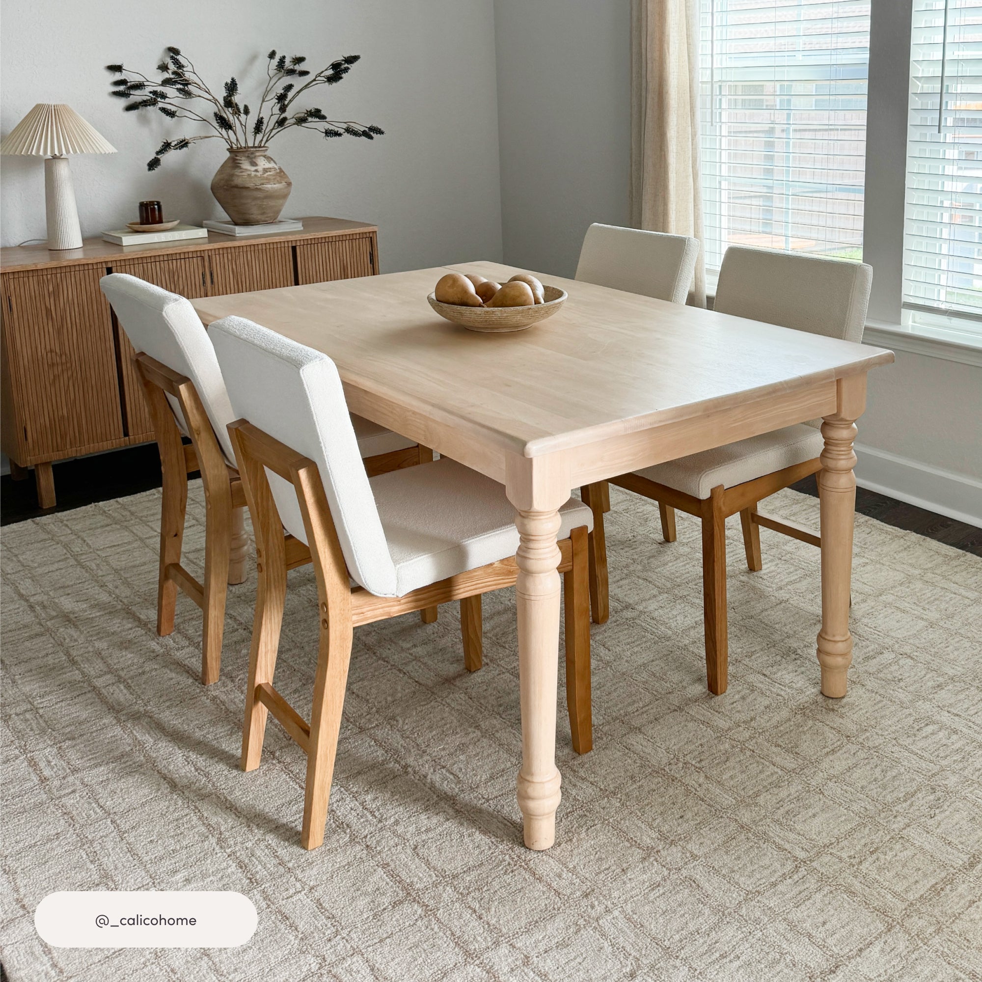 Gracie Exposed Back Dining Chair Warm Pine Set of 6 | Nathan James
