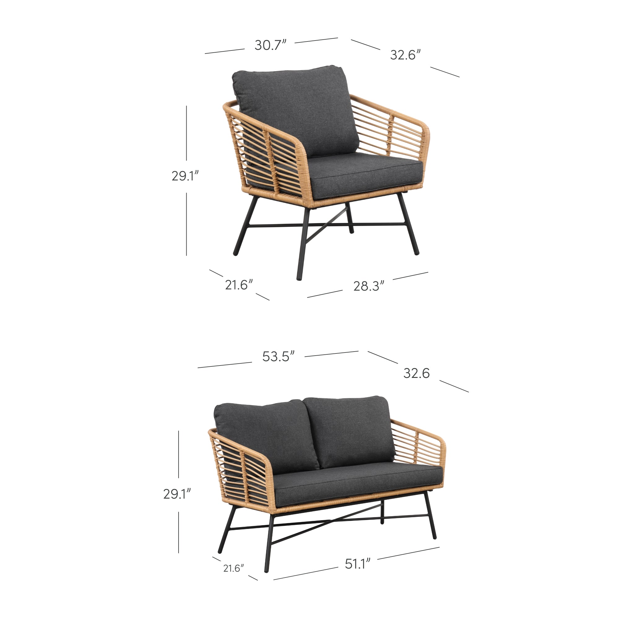 2 discount outdoor chairs