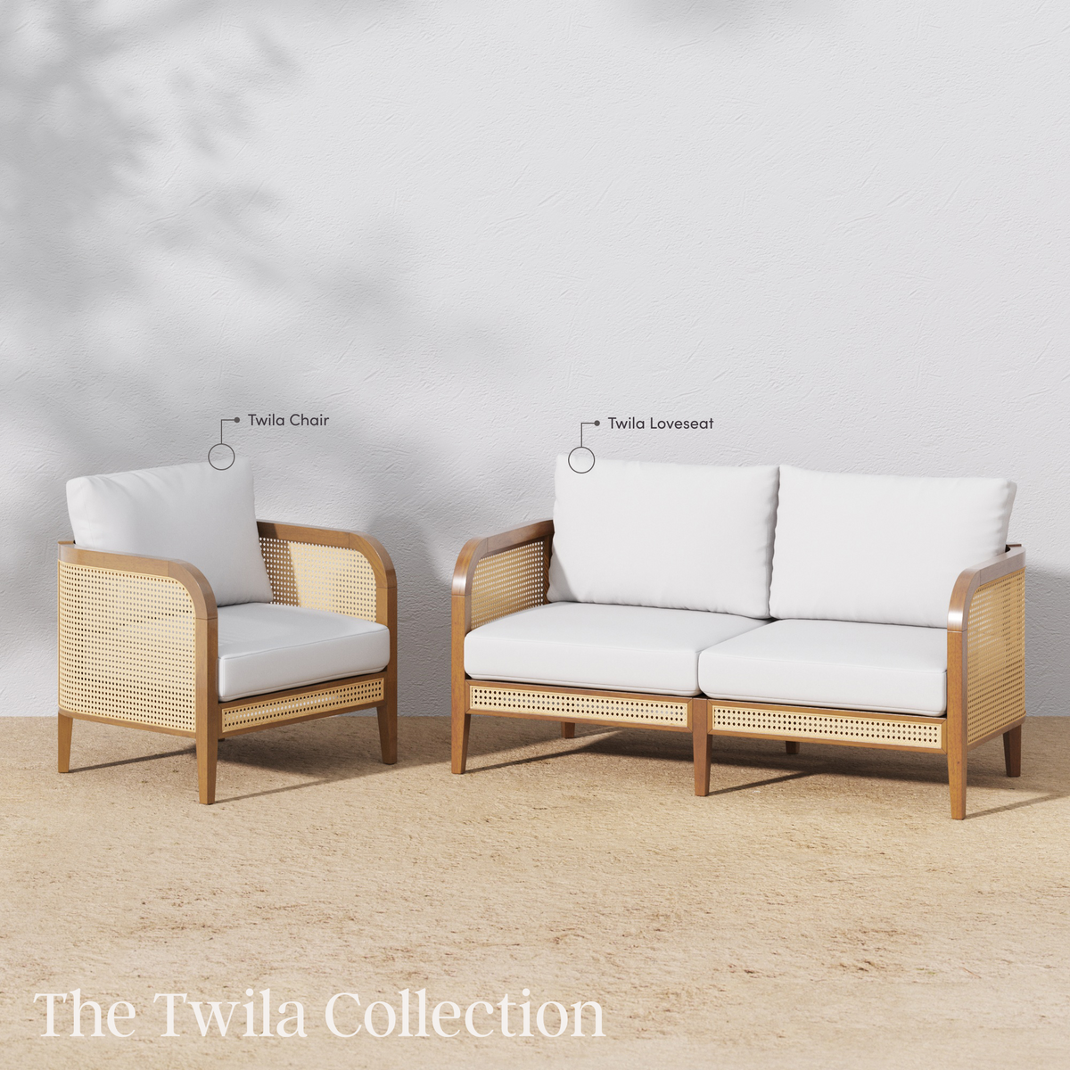 Twila Rattan Outdoor Patio Cushioned Boho Arm Chair | Nathan James