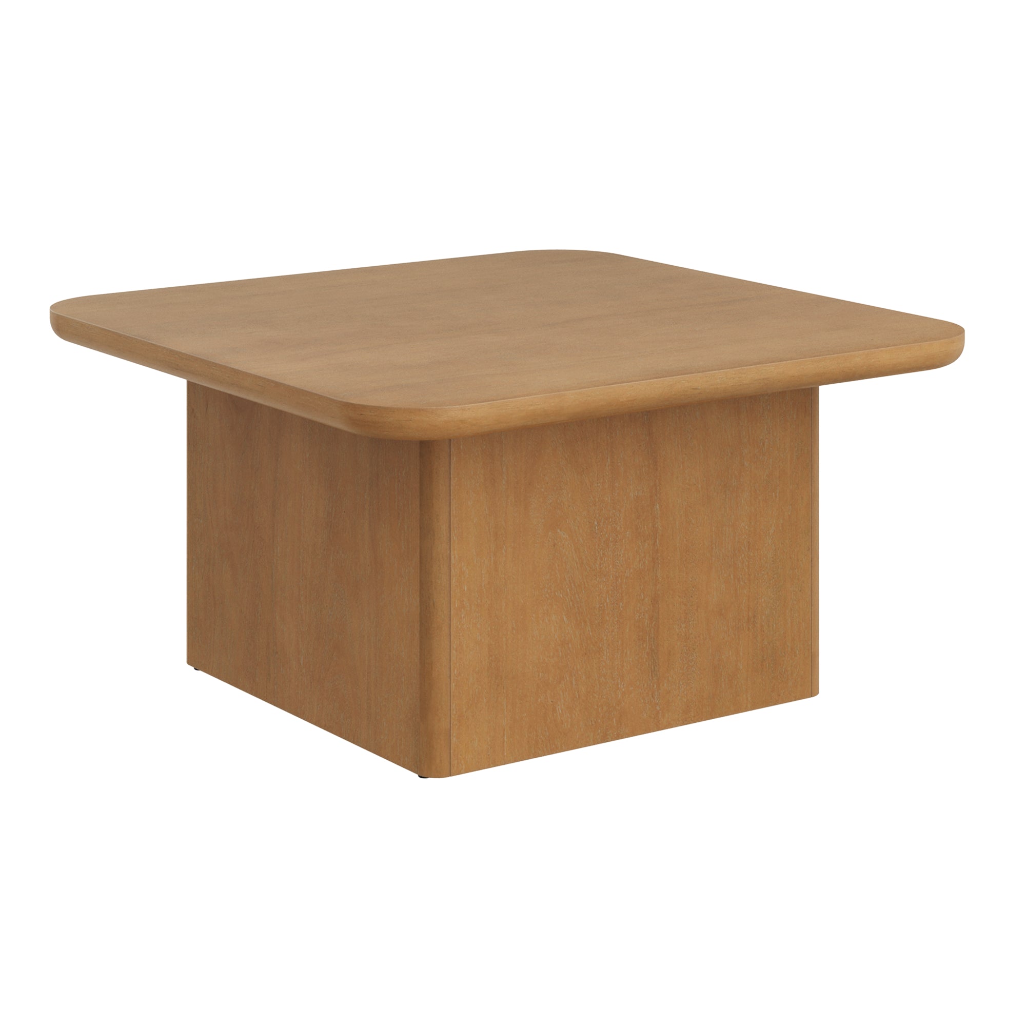 Rein Modern Rustic Wood Square Coffee Table | Nathan James
