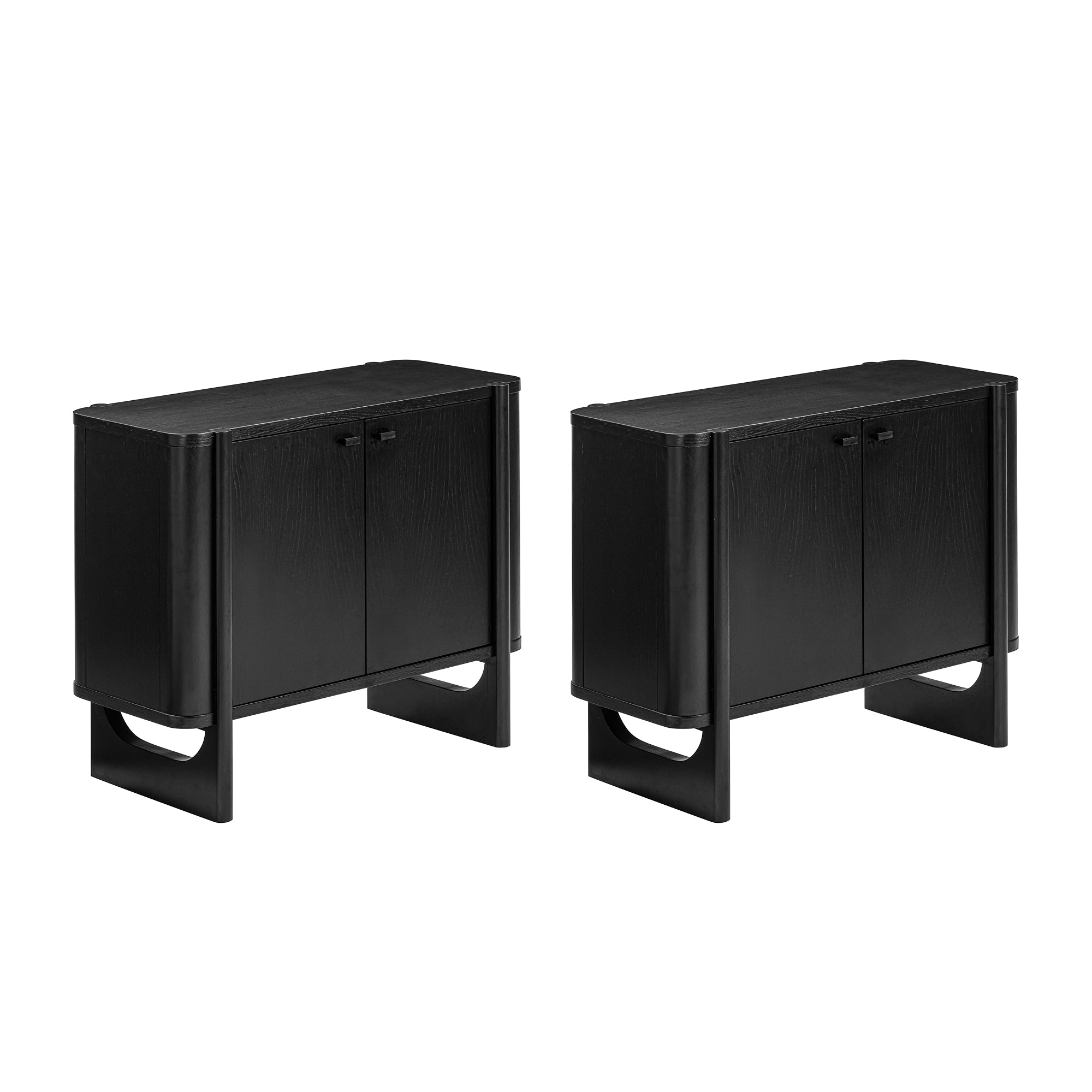 Solace Mid-Century Modern Solid Wood Accent Cabinet | Nathan James