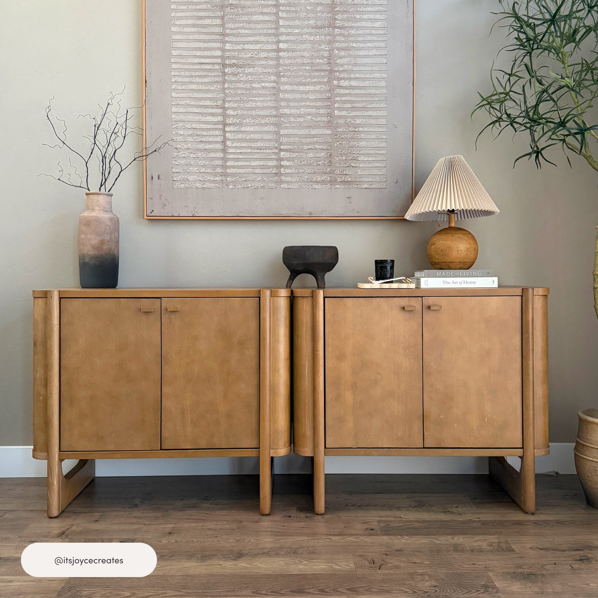 Solace Mid-Century Modern Solid Wood Accent Cabinet | Nathan James