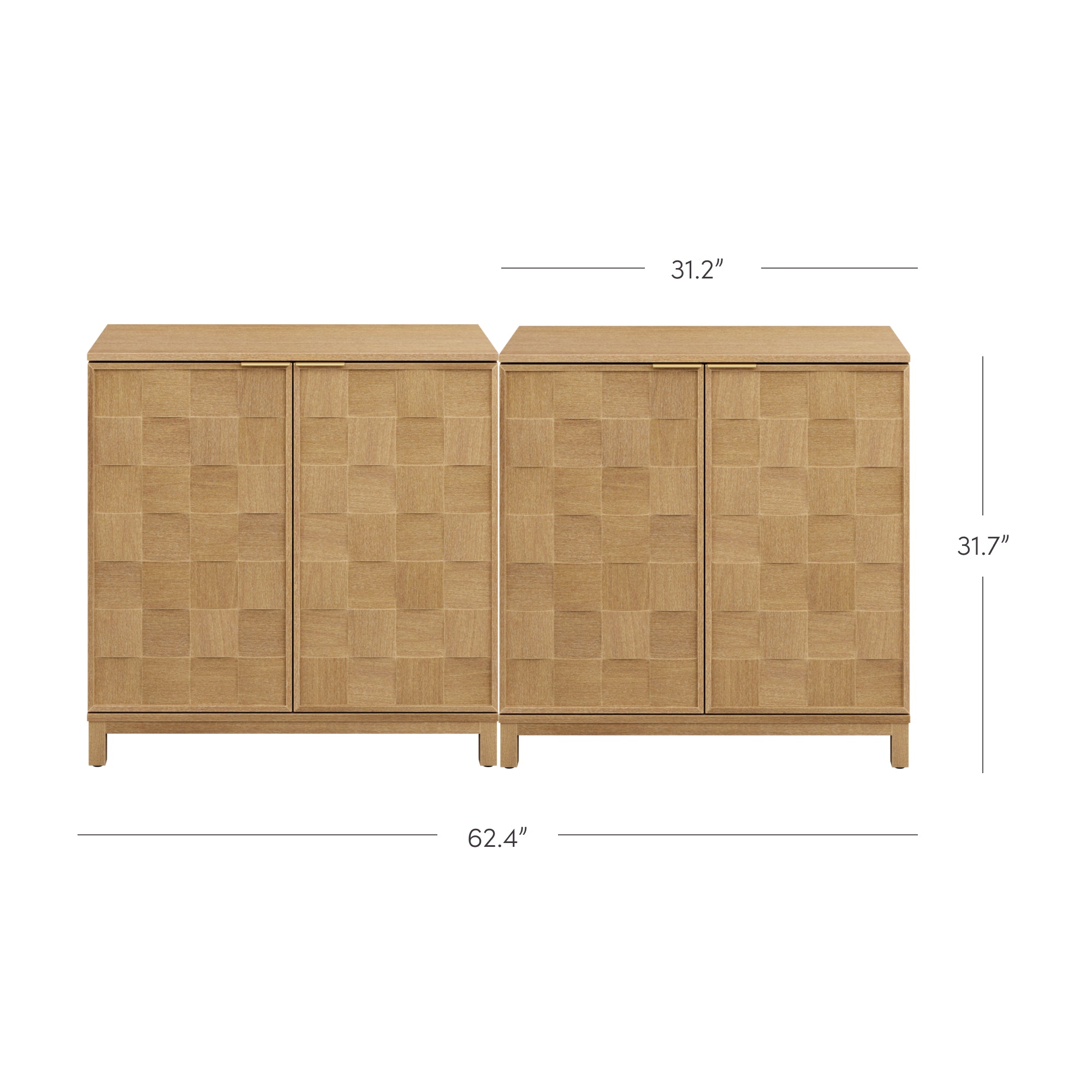 Paige Mid Century Modern Bar Credenza Cabinet with Doors | Nathan