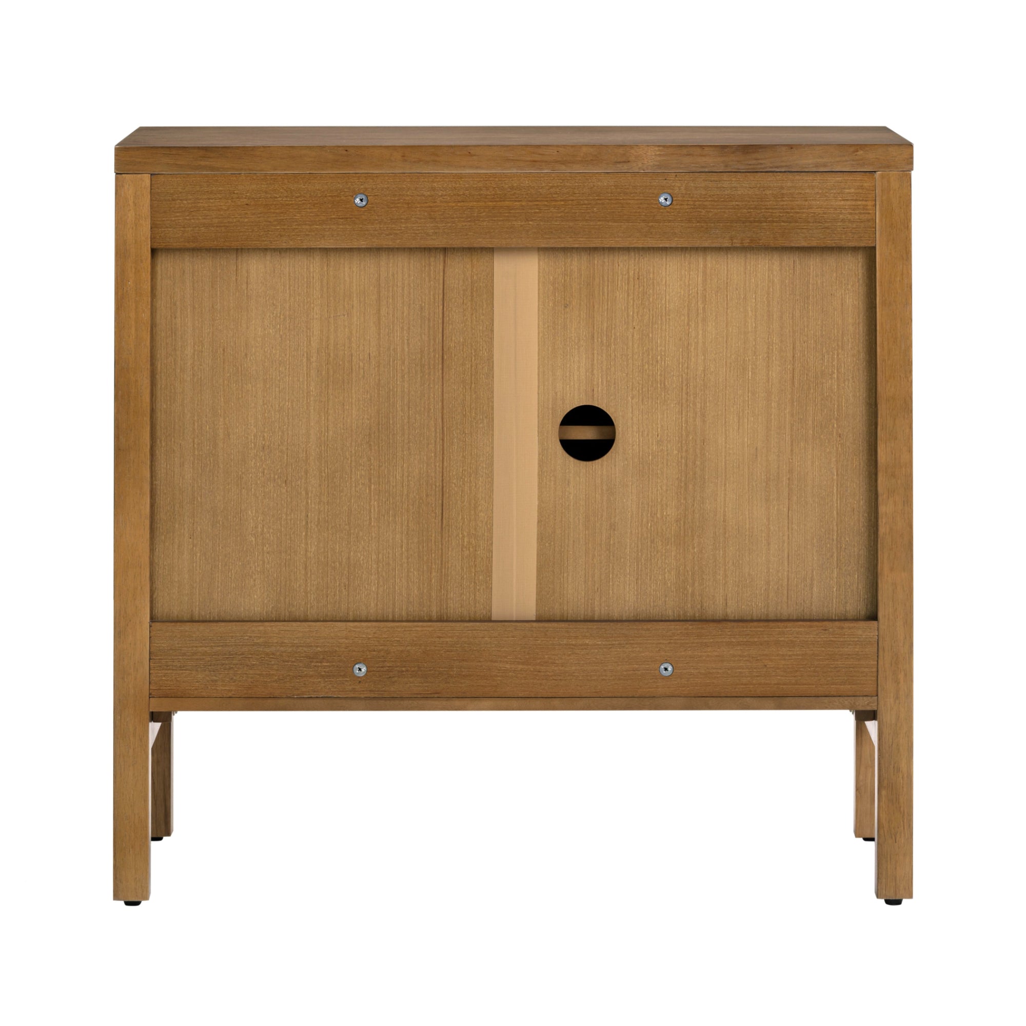 Scott Credenza Wood Light Brown Set of 2 Fluted | Nathan James