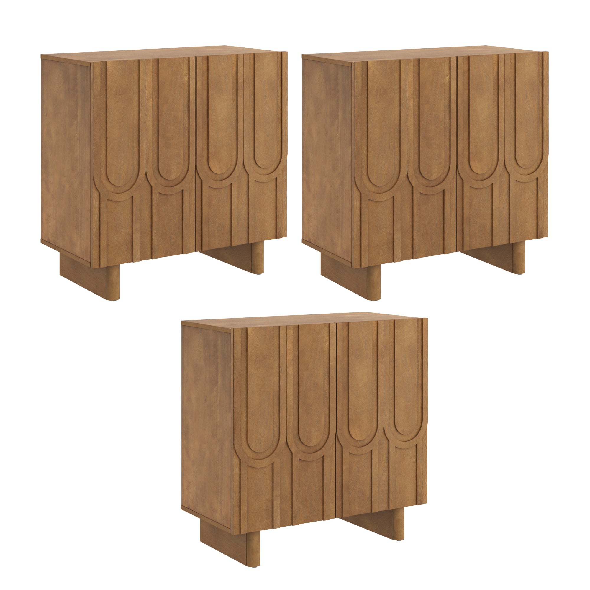 テレビ Kenta Kelly TV Console Rattan Metal for 75