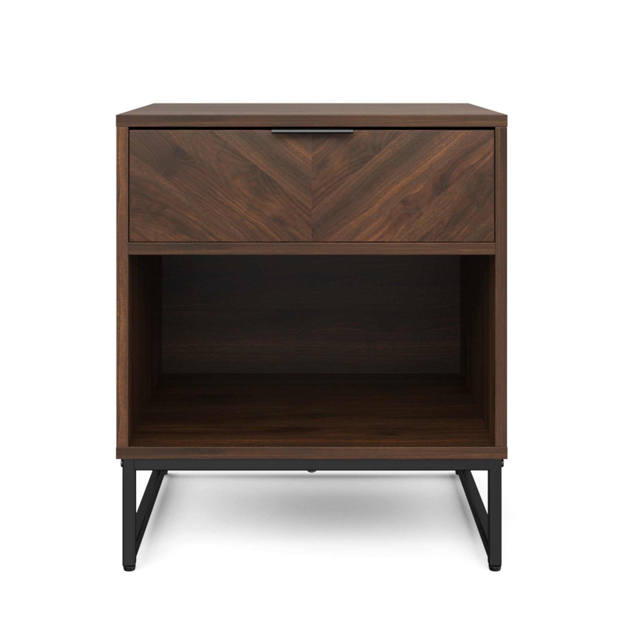 Nathan James Herringbone Nightstand