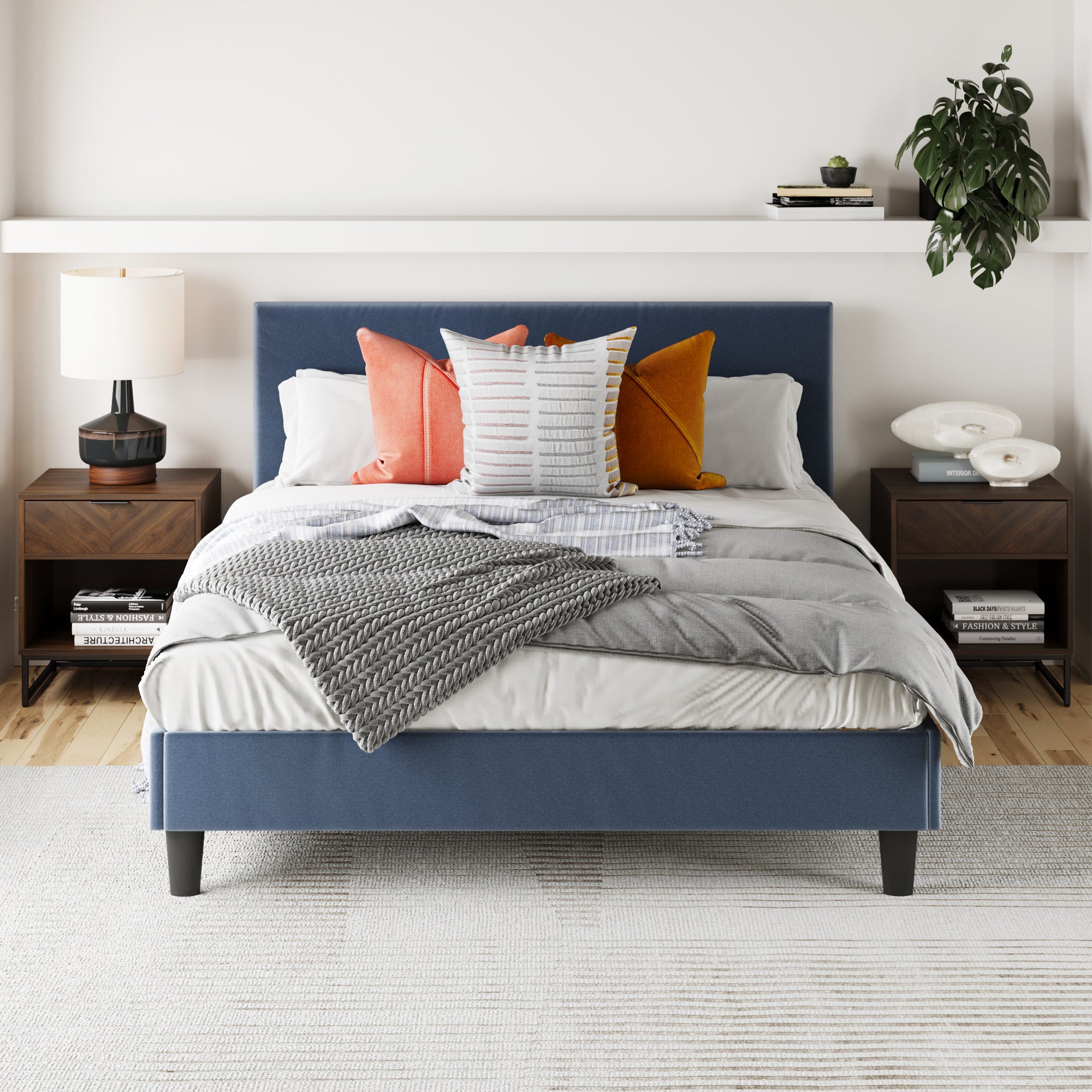 Nathan James Herringbone Nightstand - Thumbnail 4