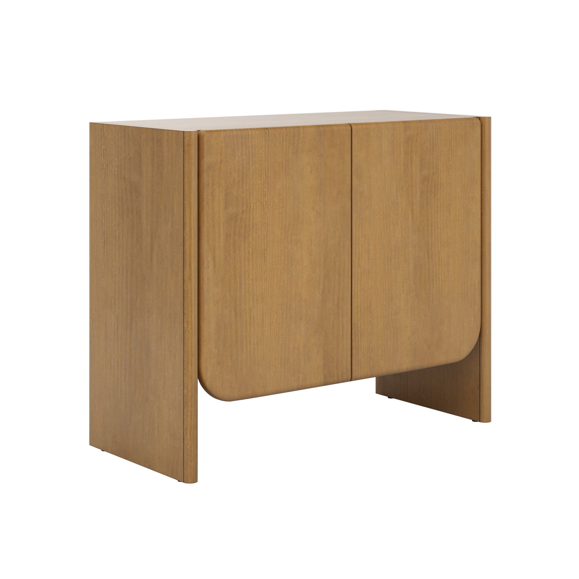 Mid Century Modern Arch Storage Cabinet