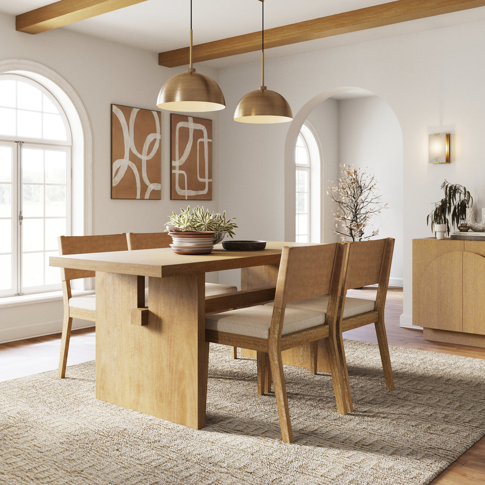 Briggs & Linus Farmhouse Dining Set (4 Chairs) | Nathan James