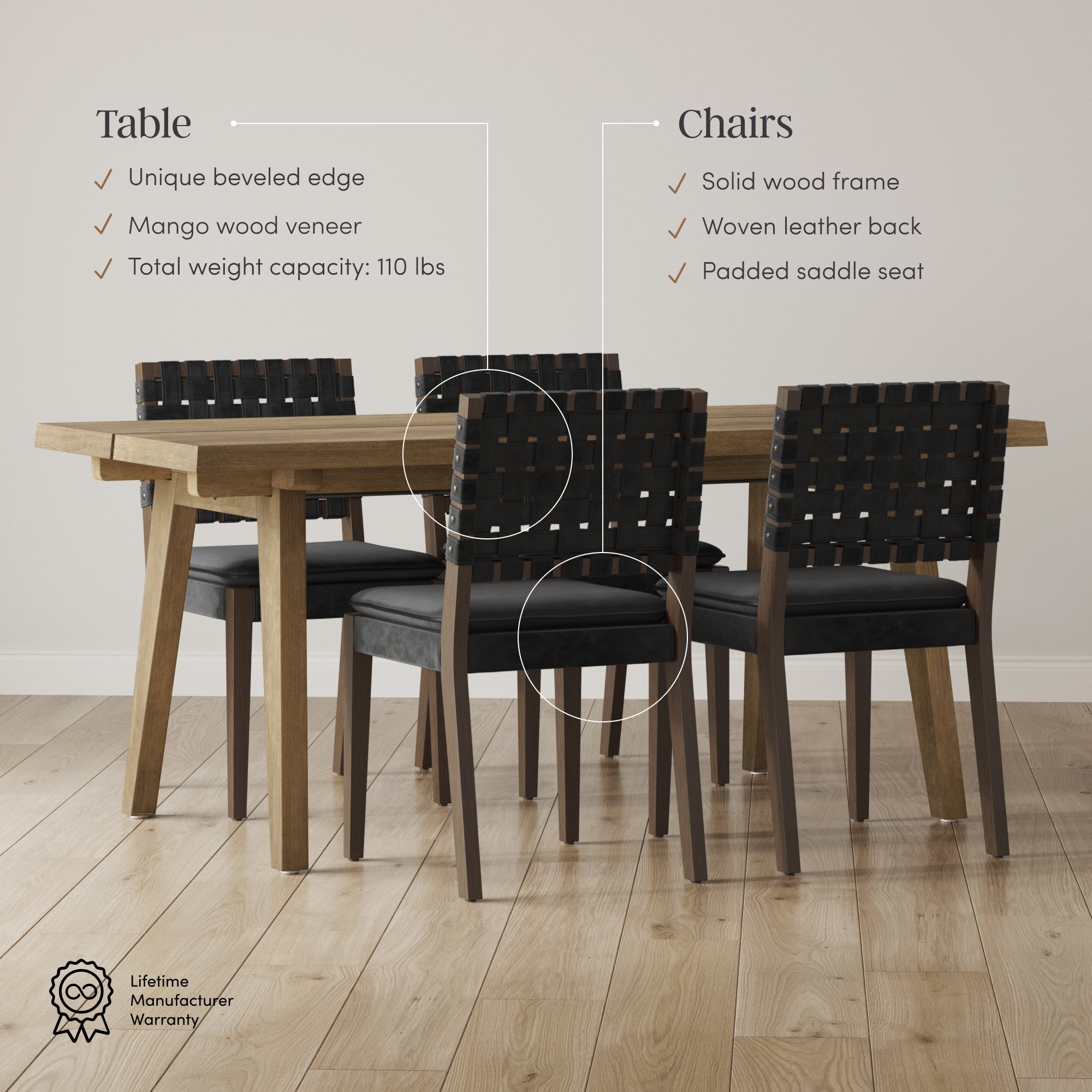 Nathan James Dining Set - Thumbnail 3