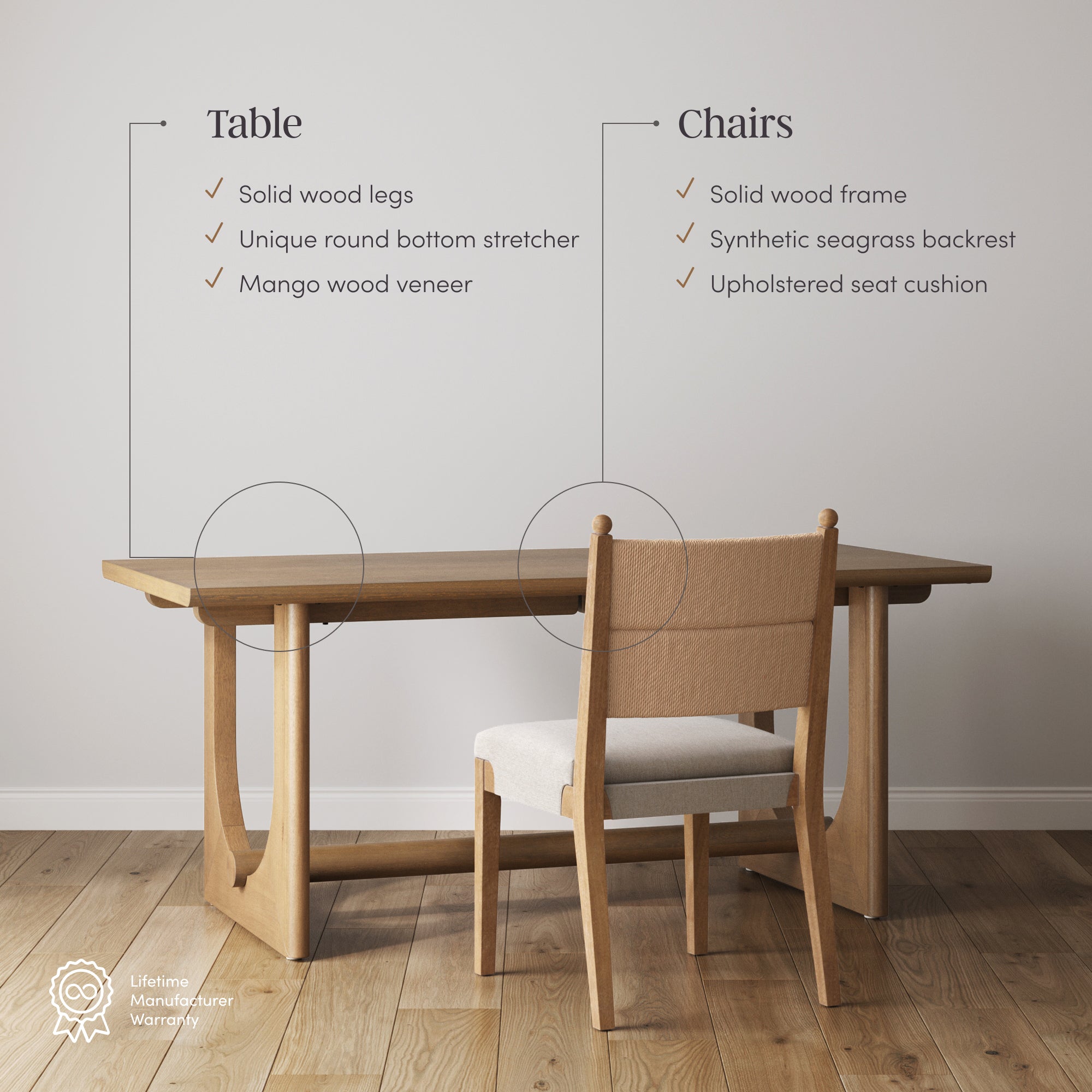 Nathan James Dining Table