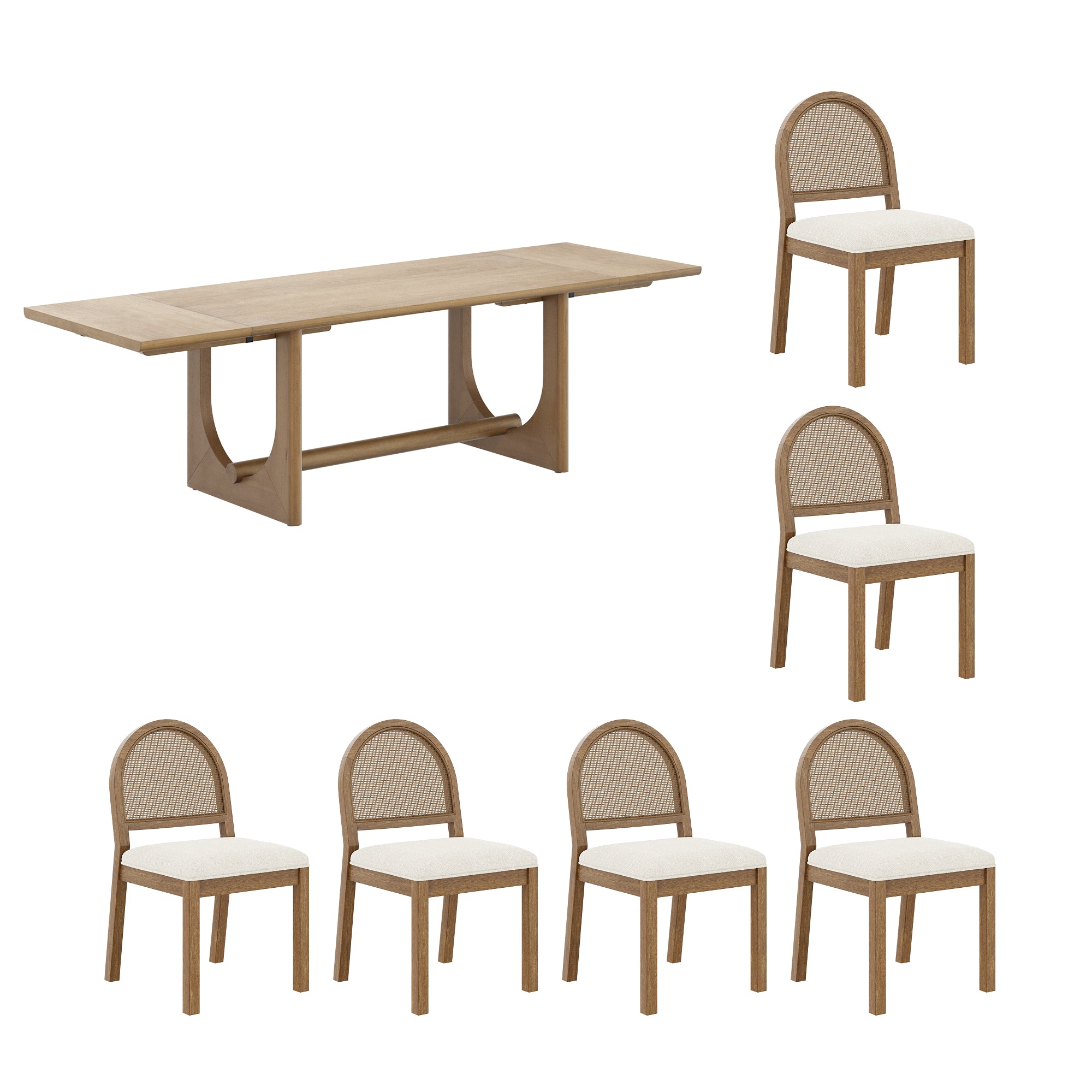 Solace Extendable Dining Table Set
