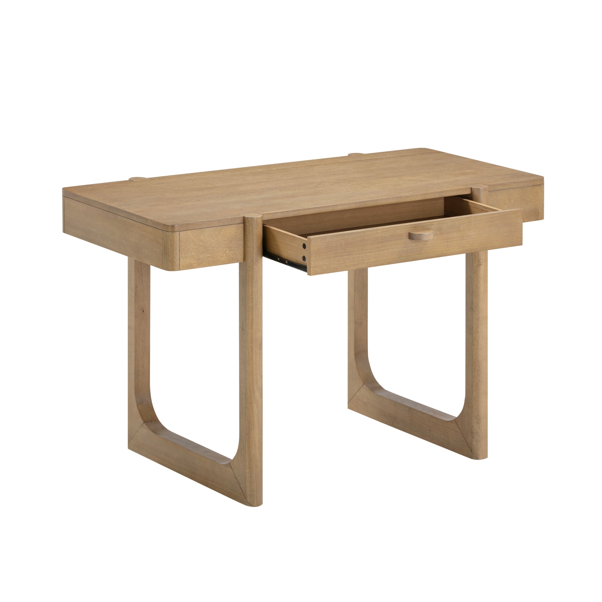 Solid Wood Desk with Drawer - Thumbnail 3