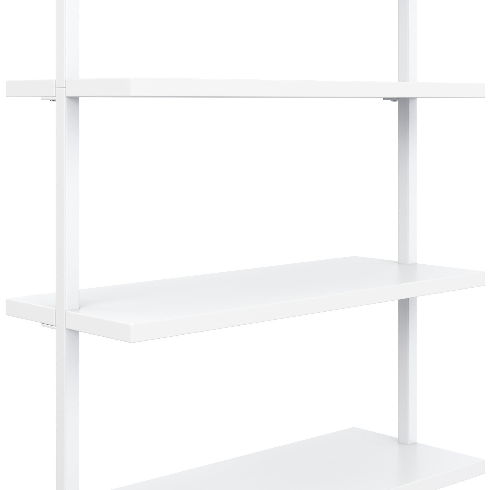 Daisy White Desk Wall Unit - Nathan James Modern Design