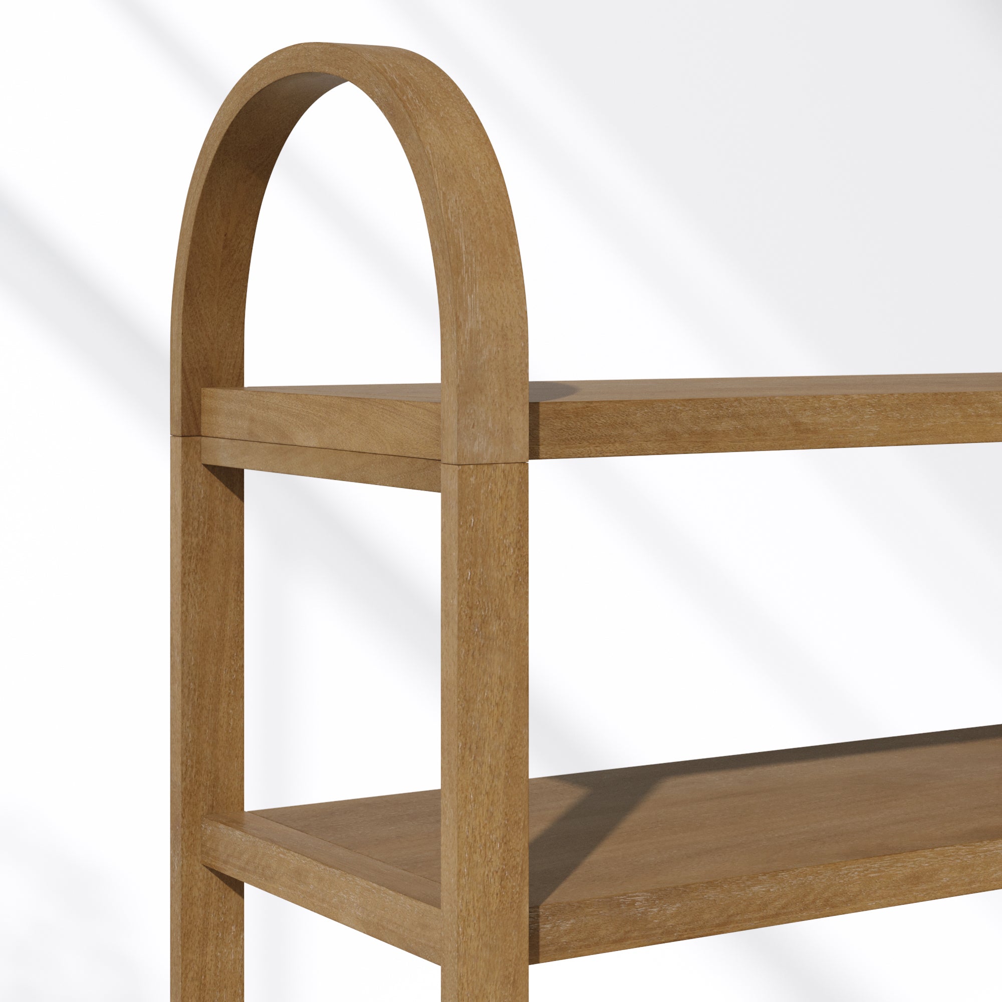 Wooden 6-Tier Arched Open Shelf Etagere Bookcase (Set of 4) - Nathan James