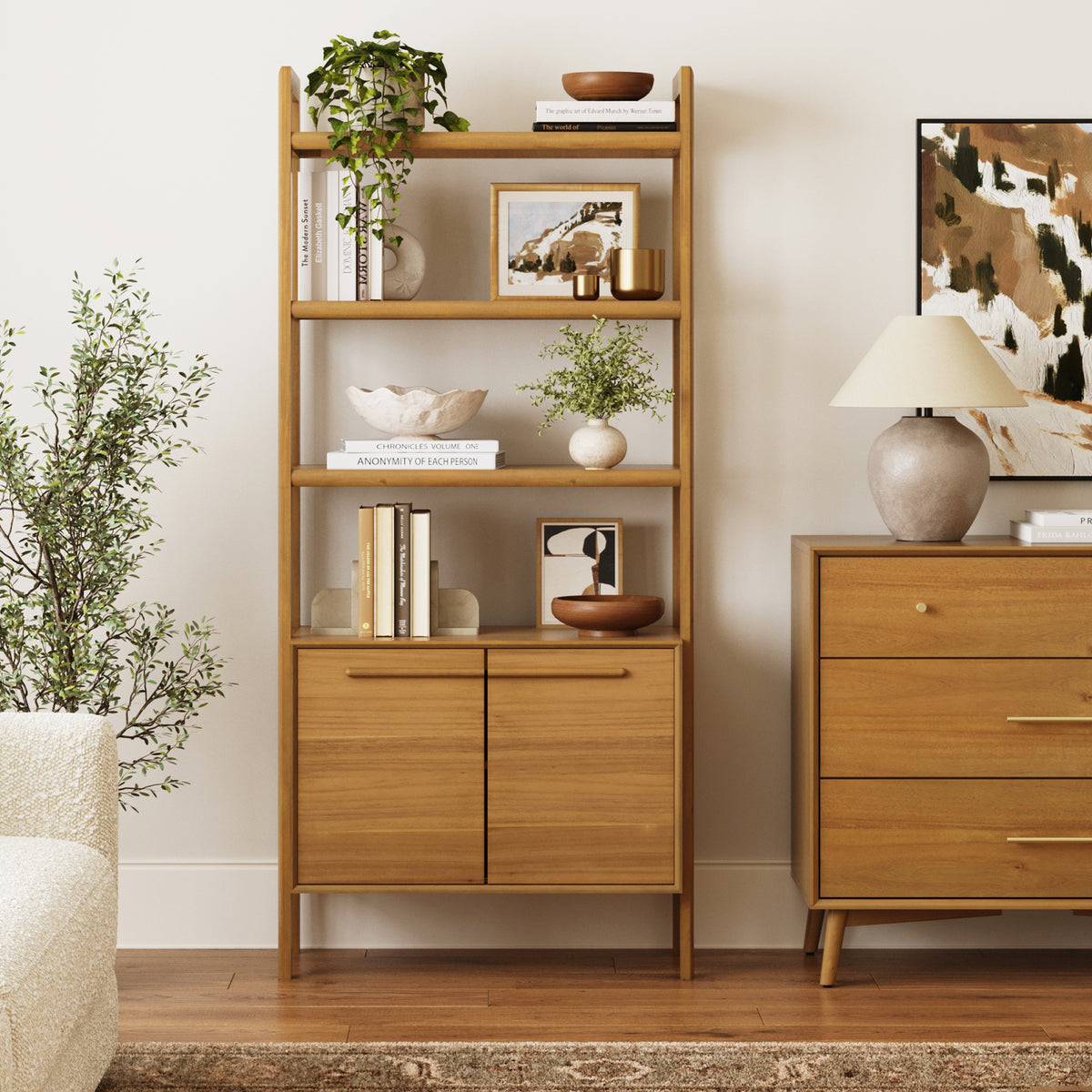 Solid wood frame