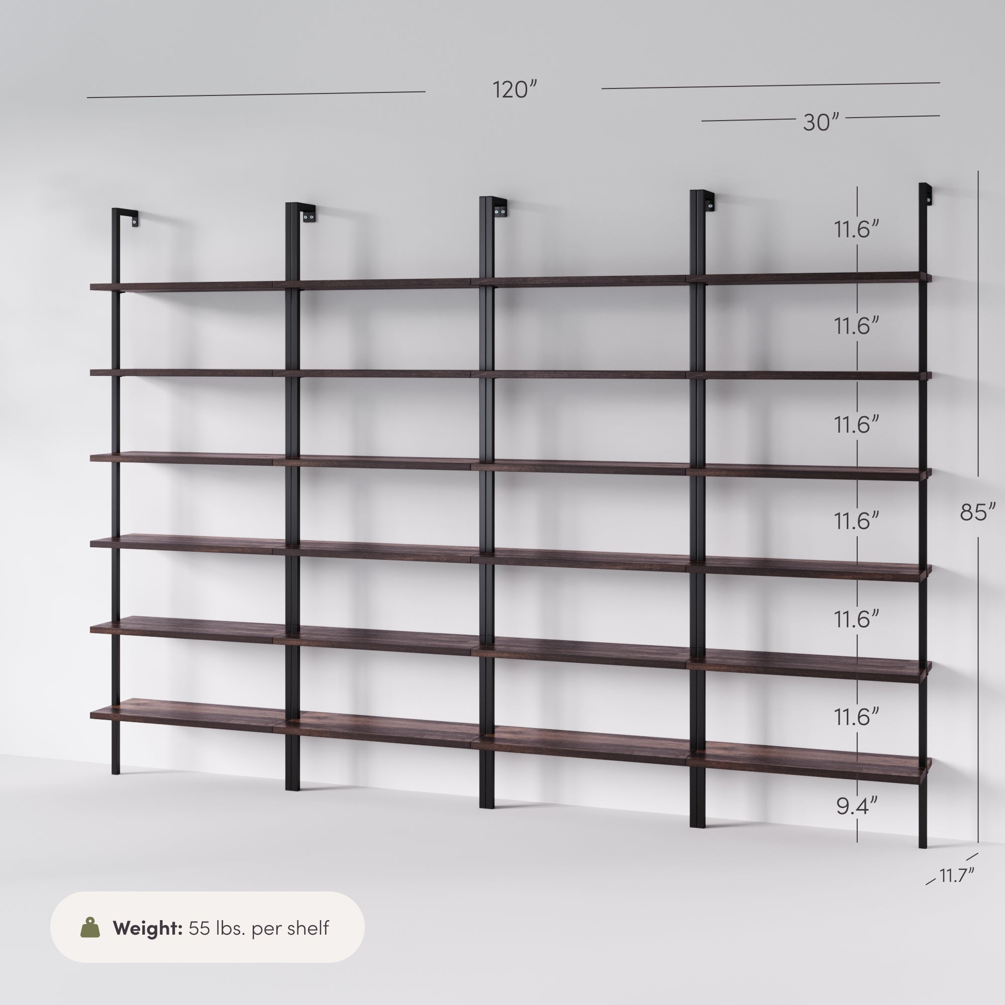 Nathan James Theo Ladder Bookcase - Thumbnail 4
