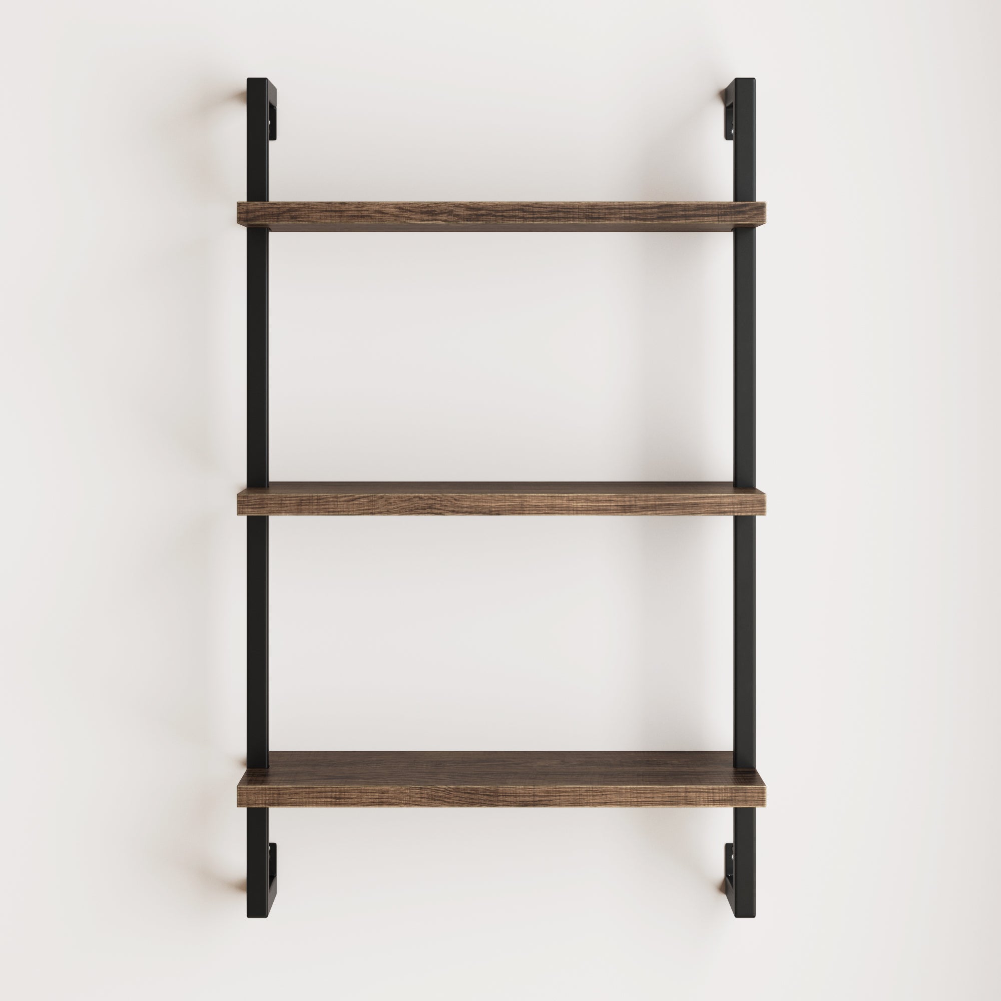 Theo Wood Floating Wall Mount Ladder Bookshelf | Nathan James