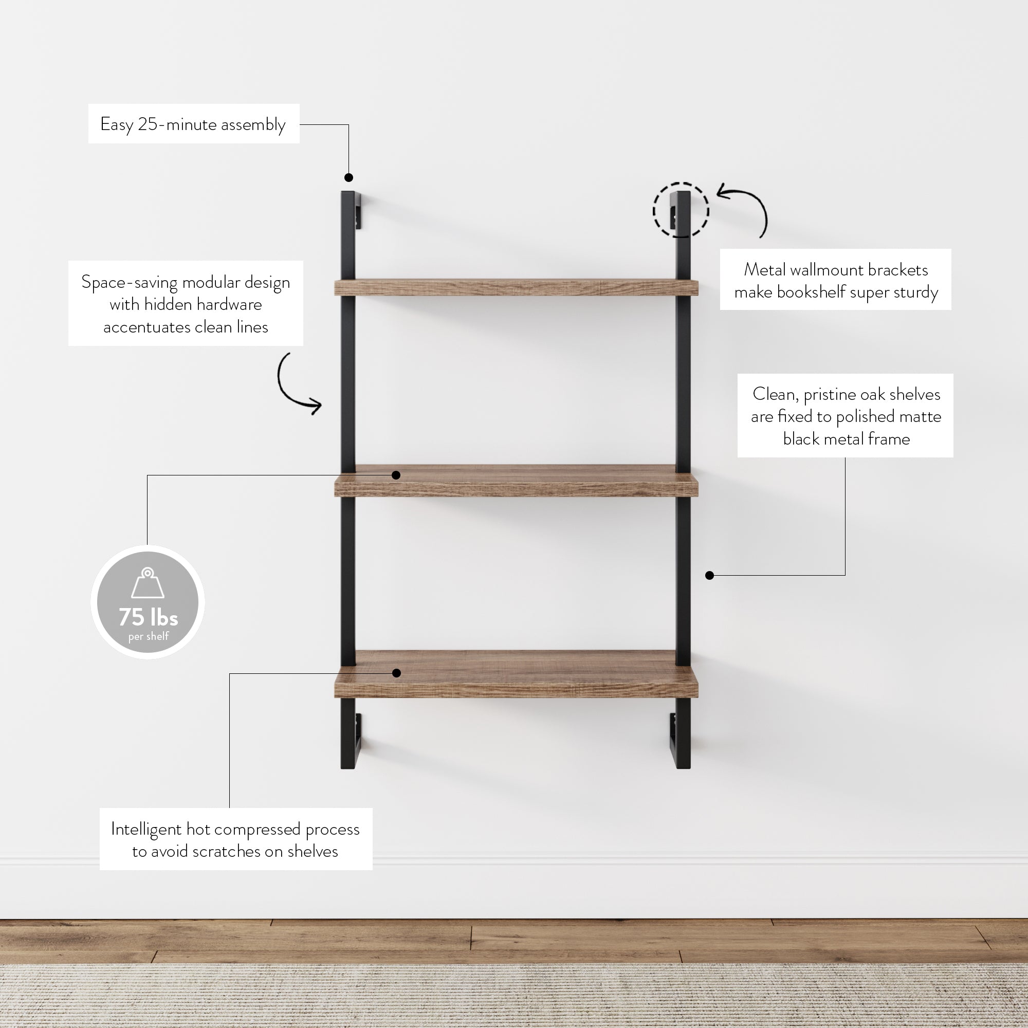 Small Spaces Ladder Bookcase