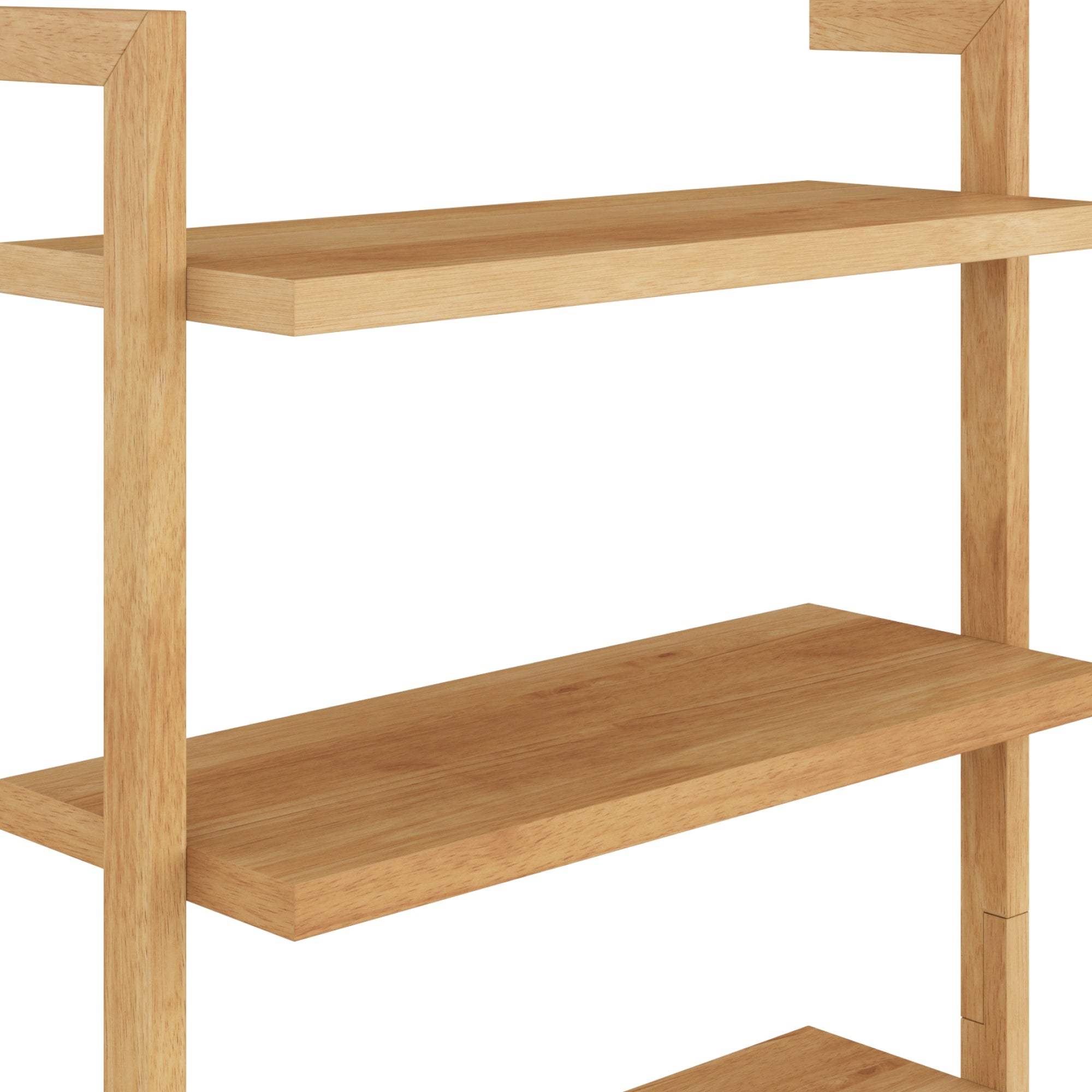 Beacon Bookshelf Solid Wood Warm Pine 6-Shelf | Nathan James