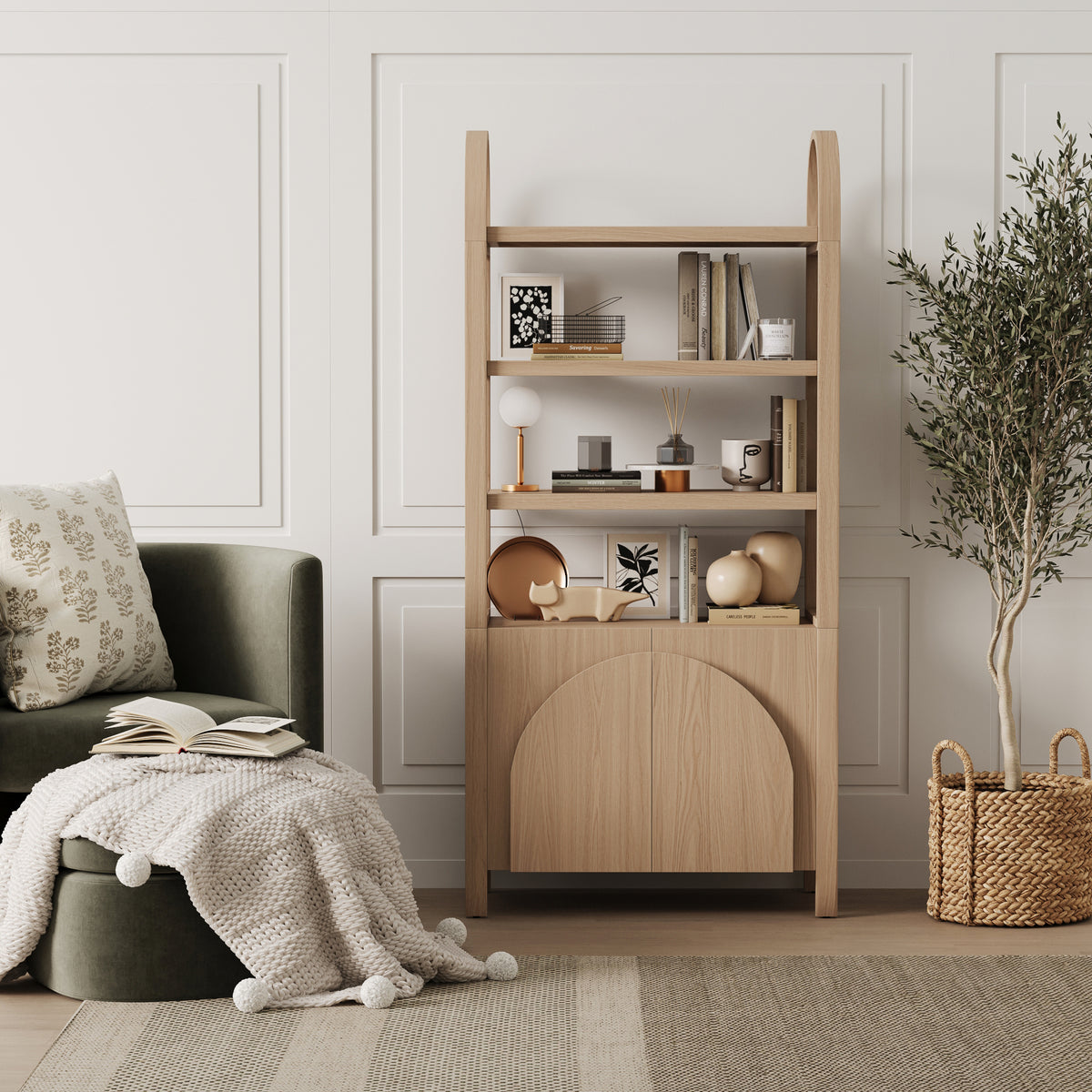 Solid wood frame