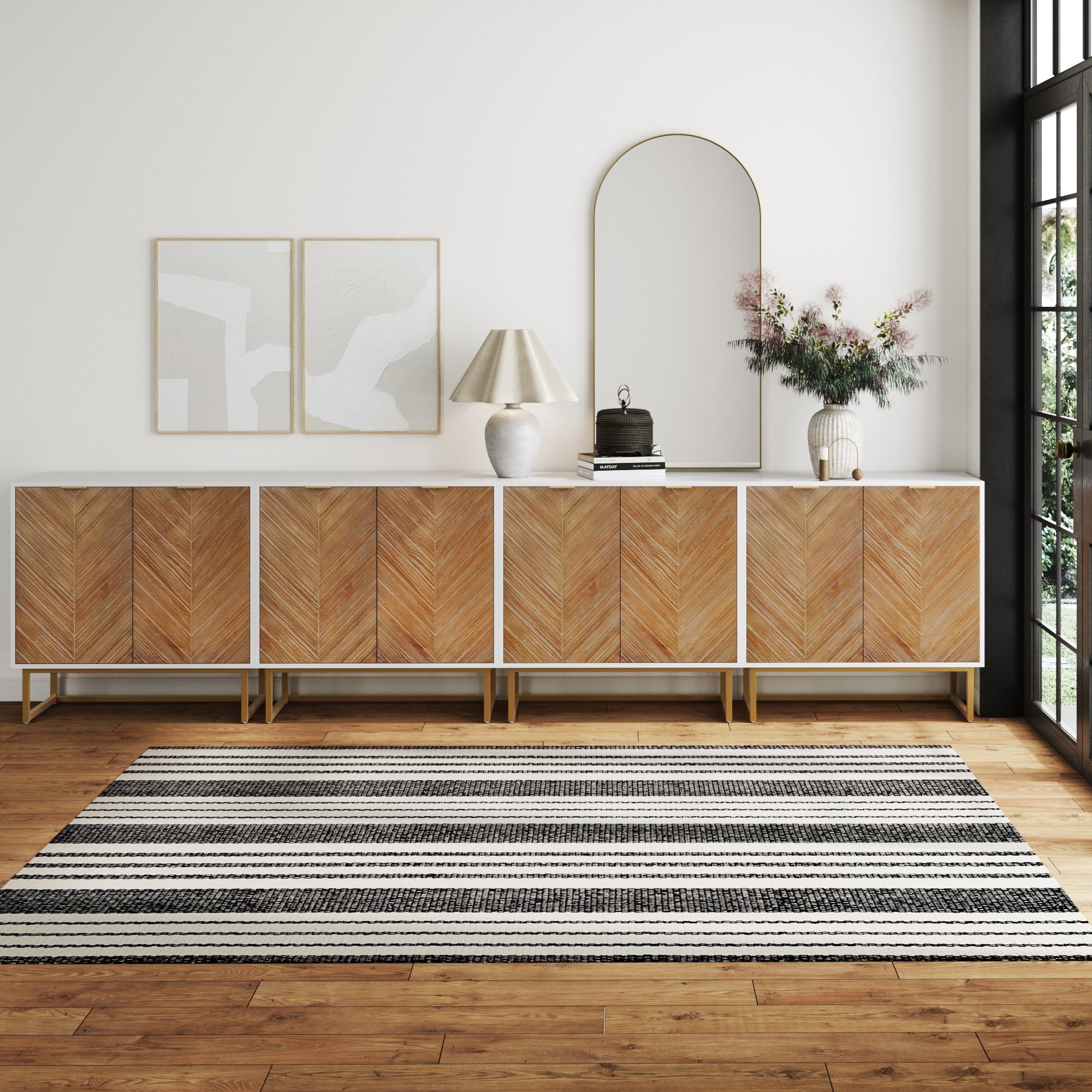 Herringbone credenza online