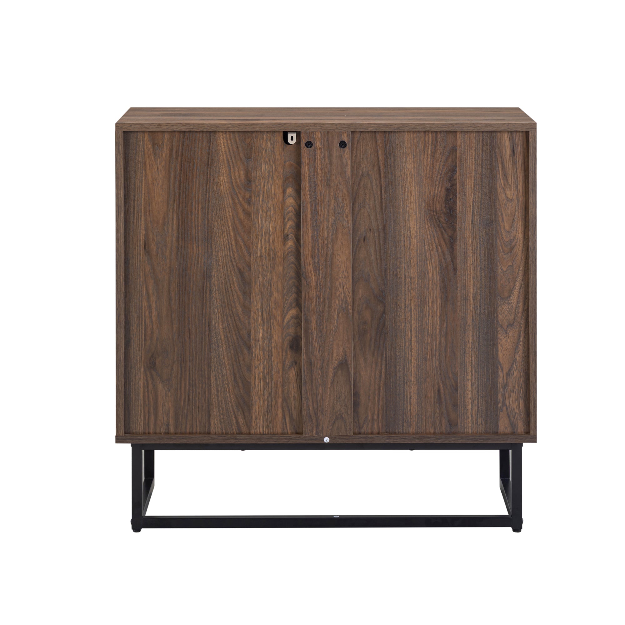 Enloe Credenza Walnut Herringbone Set of 3 | Nathan James