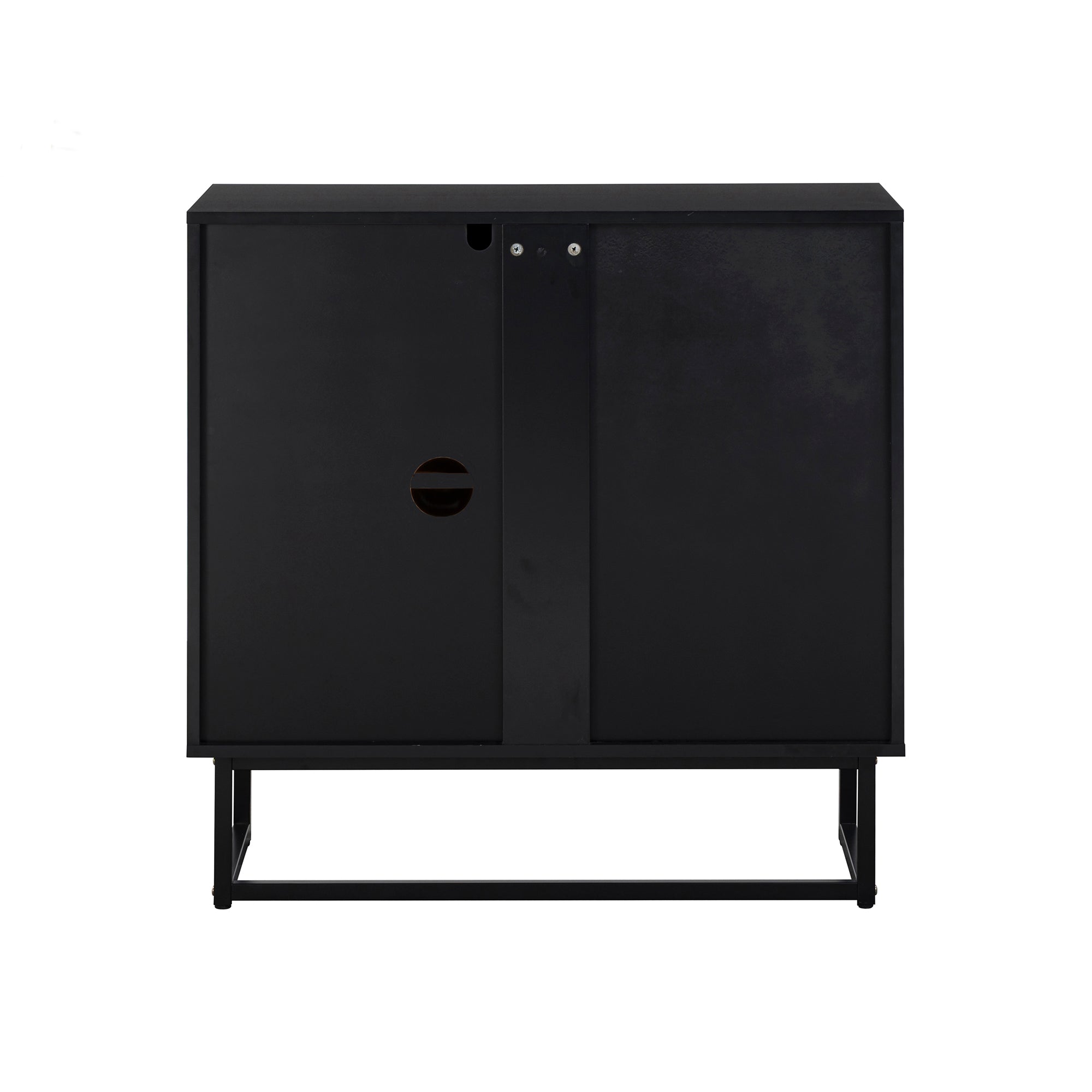 Wood 2-Door TV Console for TVs up to 100" Brushed Fir - Nathan James