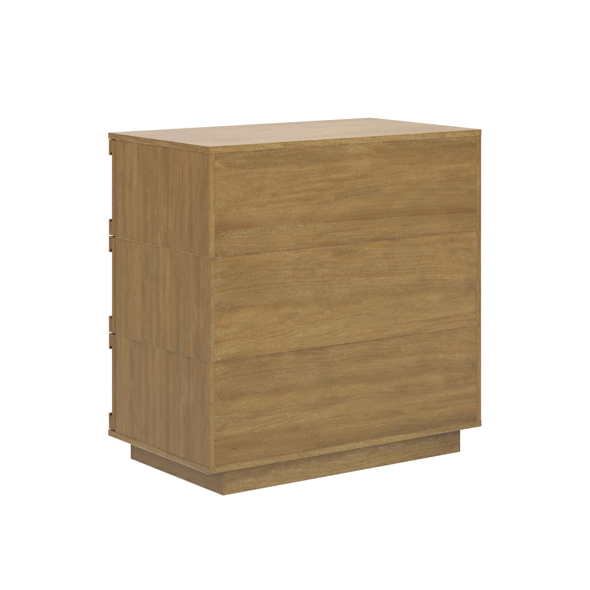 Mid-Century Modern Wood Stackable 3-Drawer Dresser Brown - Nathan James
