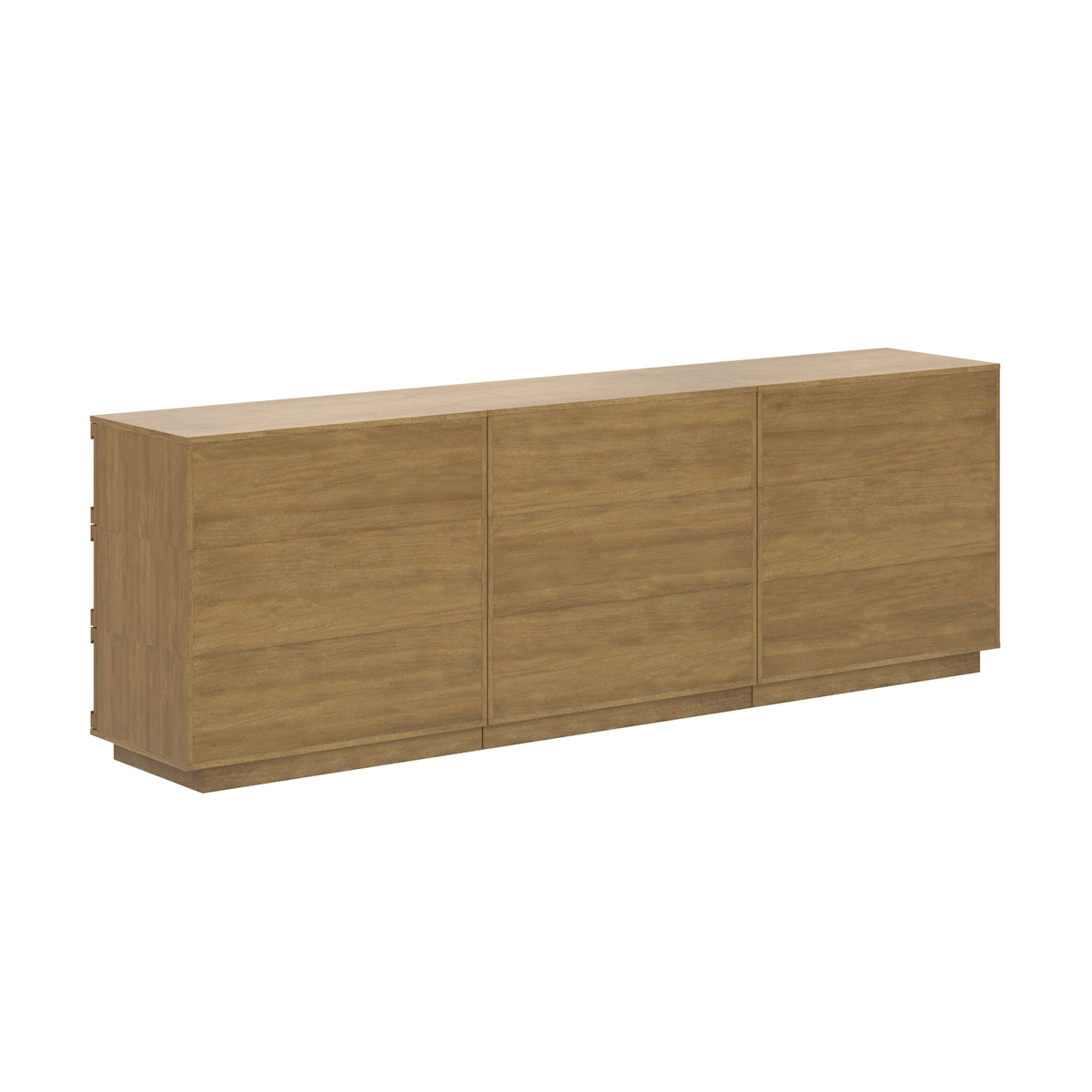 Mid-Century Modern Wood Stackable 9-Drawer Dresser Brown - Nathan James