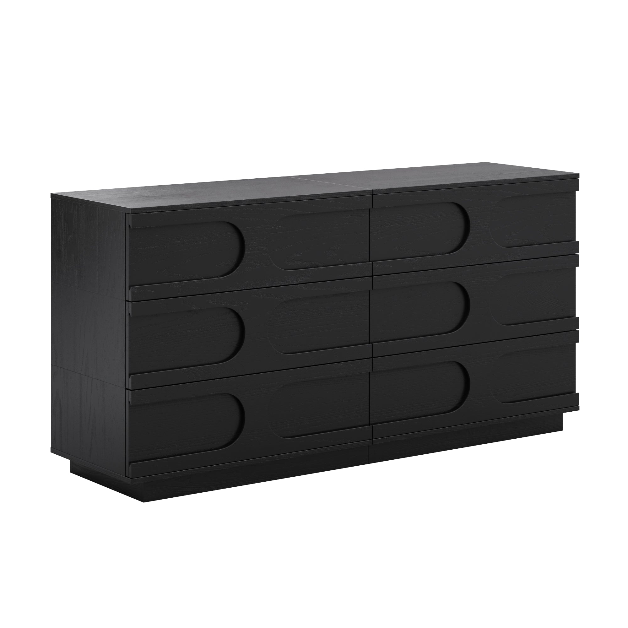 Iris Dresser Modular Arched Black | Nathan James