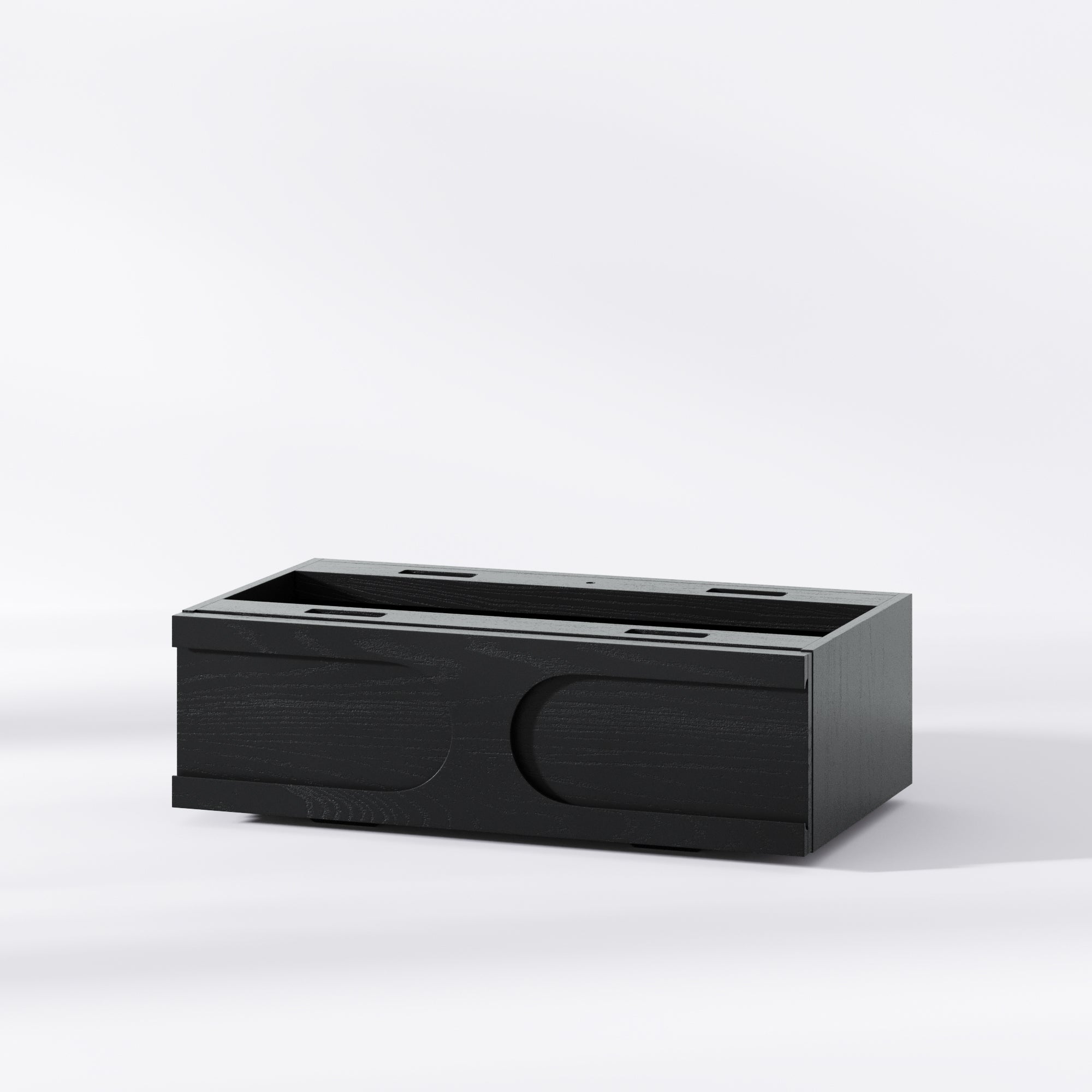 Iris Dresser Black Arched Stackable | Nathan James