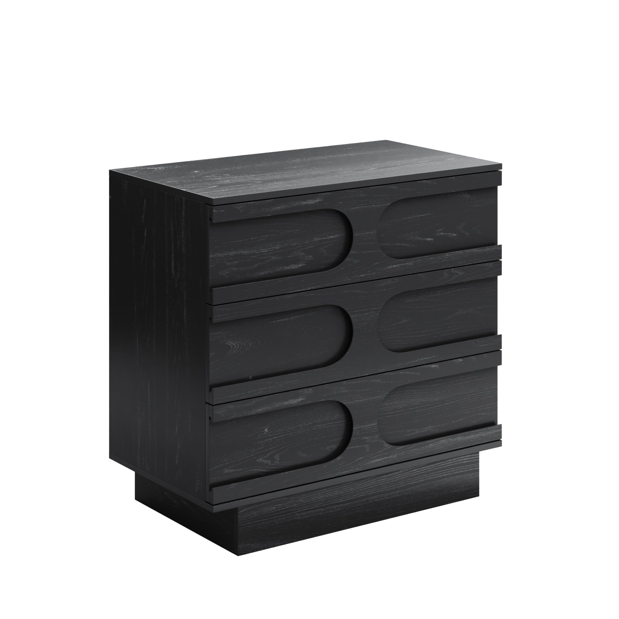 Mid-Century 3-Drawer Arched Dresser - Thumbnail 4