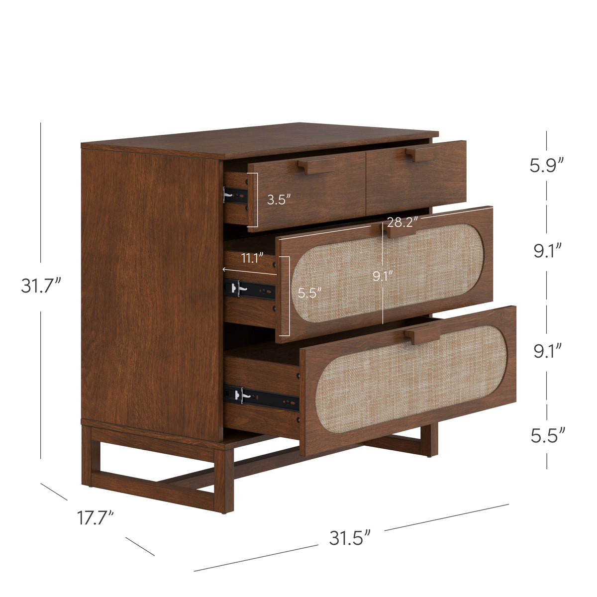 white christmas dresses Nathan James Iris 3 Drawer Dresser, Mid-Century Modern Solid Wood Dresser for Bedroom, Light Brown