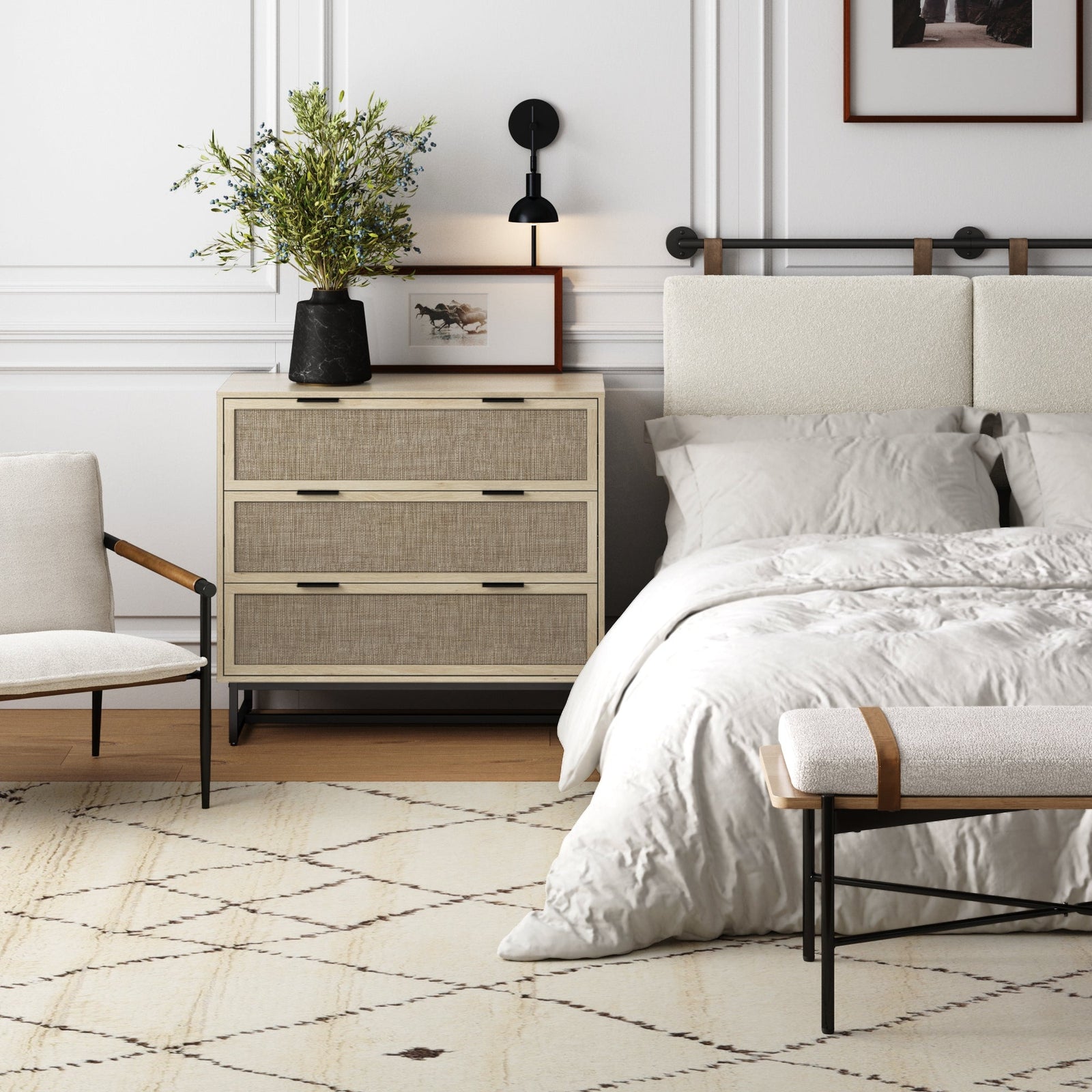 Kova Bohemian Wood & Metal Dresser | Nathan James