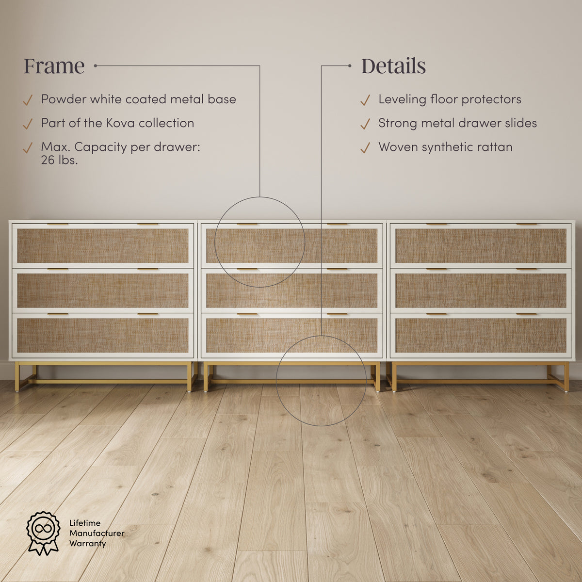 metal dresser ikea Rattan, Wood & 3-Drawer Dressers White (Set of 3) WinterStyles free assembly and daily Size:15 / 34 Black Dress Casual Attire