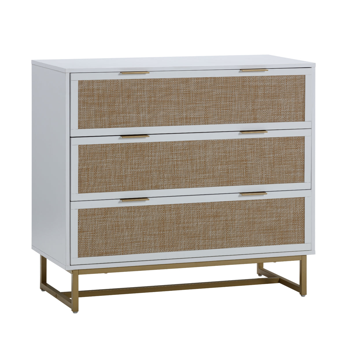 Nathan James Kova Rattan Dresser White Nathan James Kova Rattan Dresser White